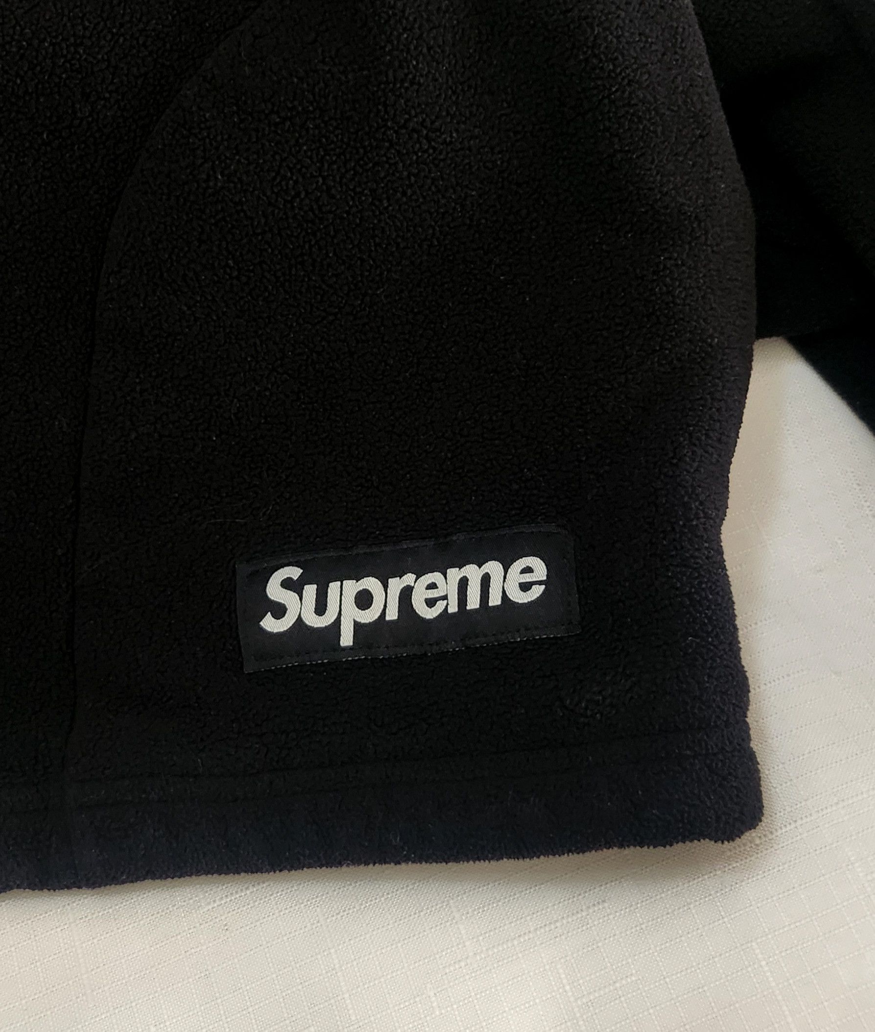 Supreme Supreme x Polartec Mock Neck Pullover Black White sweater S Size US S / EU 44-46 / 1 - 7 Thumbnail