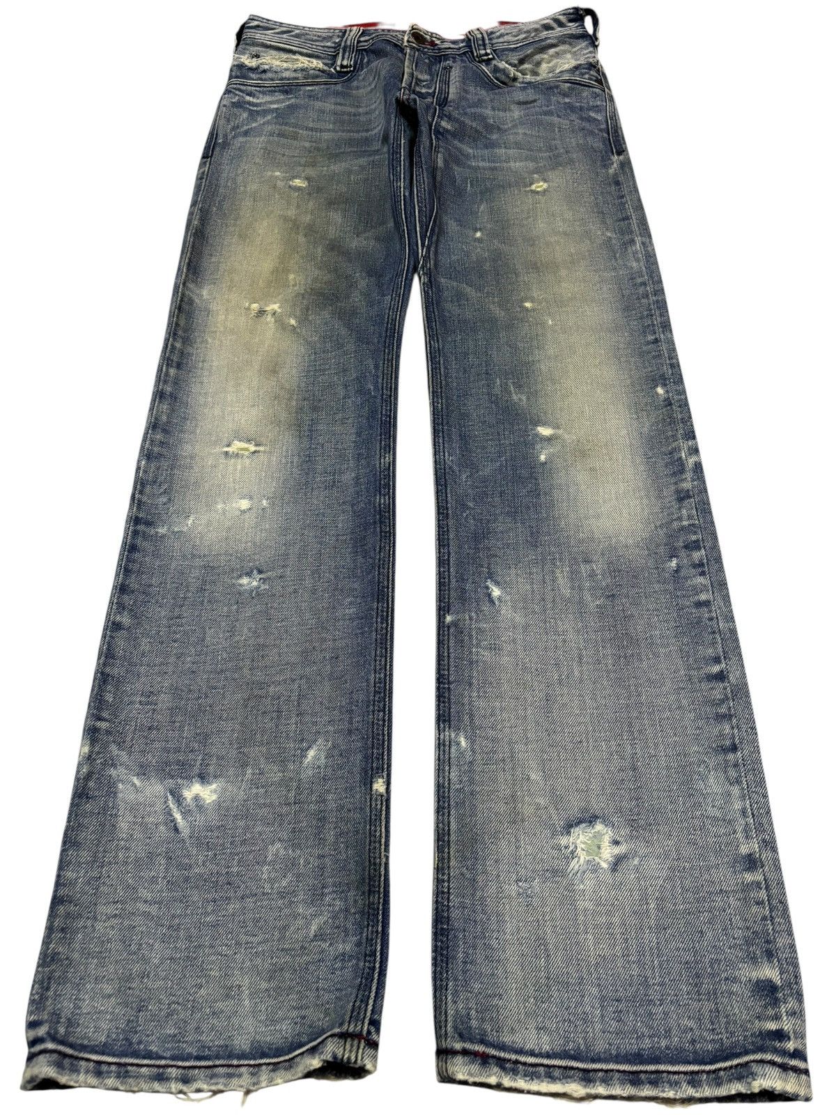 Diesel Vtg Diesel Timmen Grunge Distressed Jeans Size US 30 / EU 46 - 1 Thumbnail