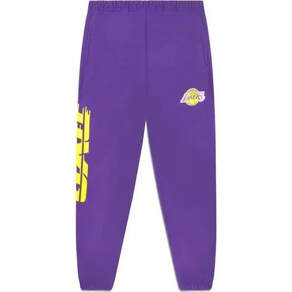 NBA × October's Very Own OVO Lakers Sweatpants Size L Size US 32 / EU 48 - 1 Thumbnail