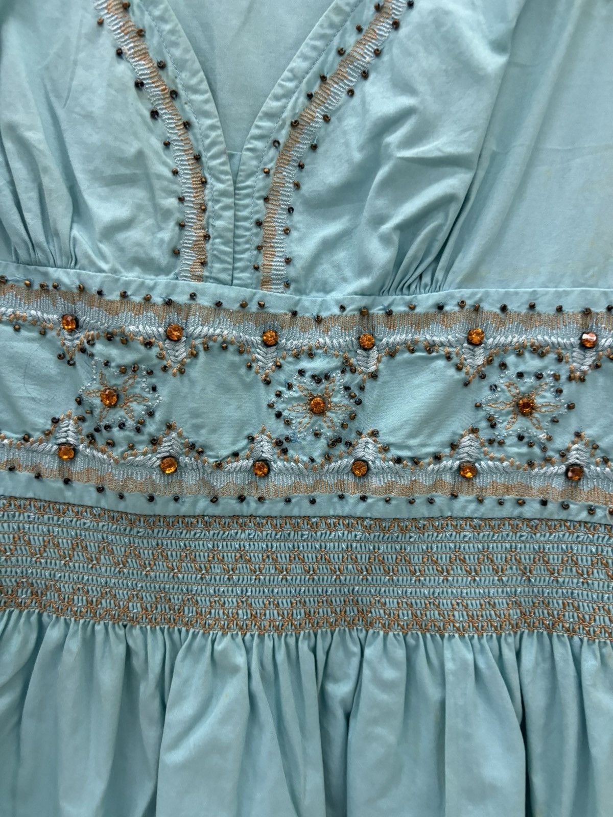 Vintage Cotton Trade Embroidery top Size L / US 10 / IT 46 - 2 Thumbnail