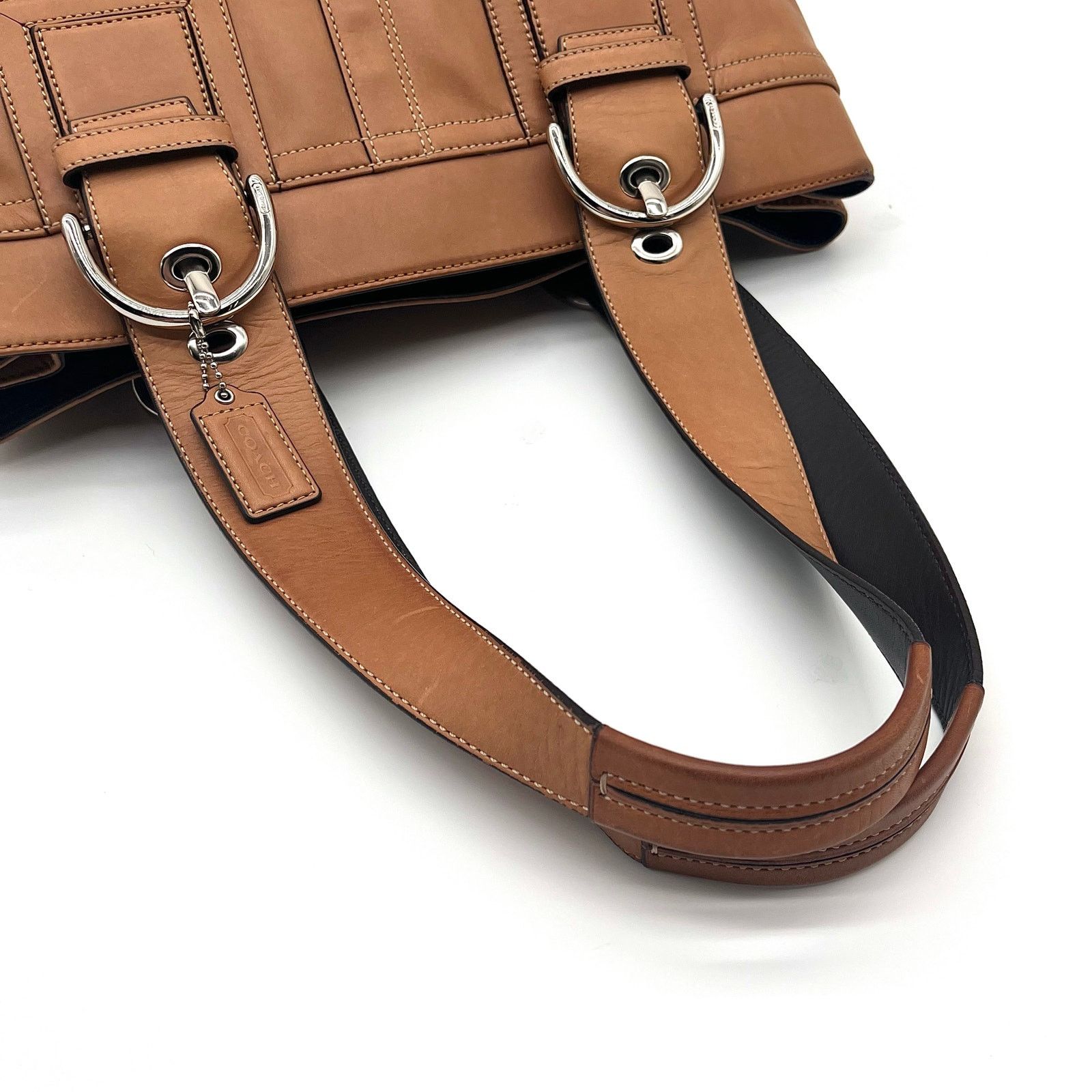 Coach COACH Soho Leather Satchel, Large Buckles Size ONE SIZE - 12 Thumbnail