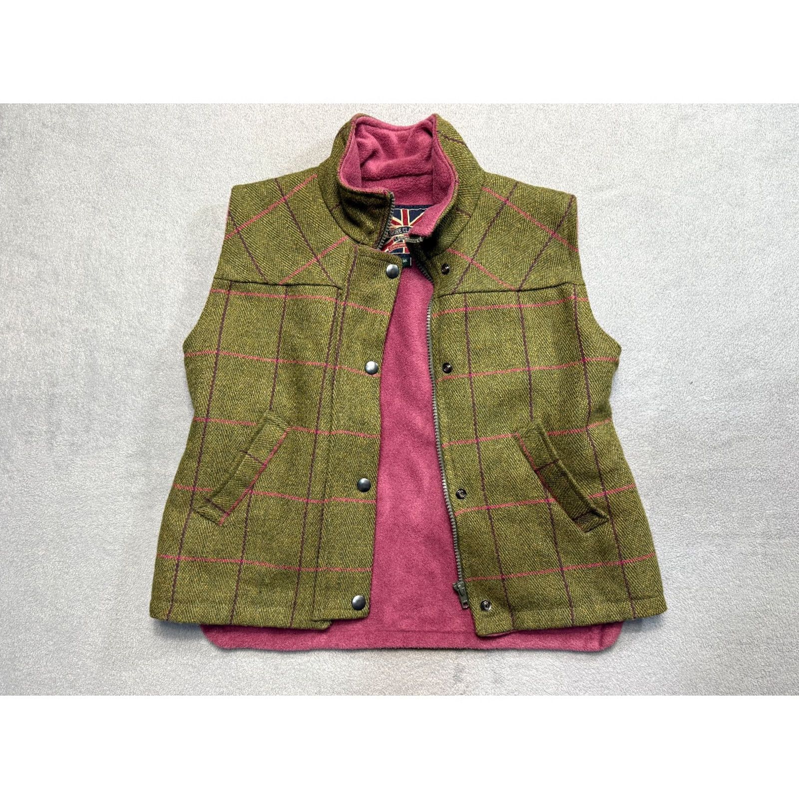 Vintage Shire Classics Vest Wool Blend Green XL Womens Size XL Vest Wool Blend Green Women Shire Classics XL Vest Green Womens Size XL / US 12-14 / IT 48-50 - 7 Thumbnail