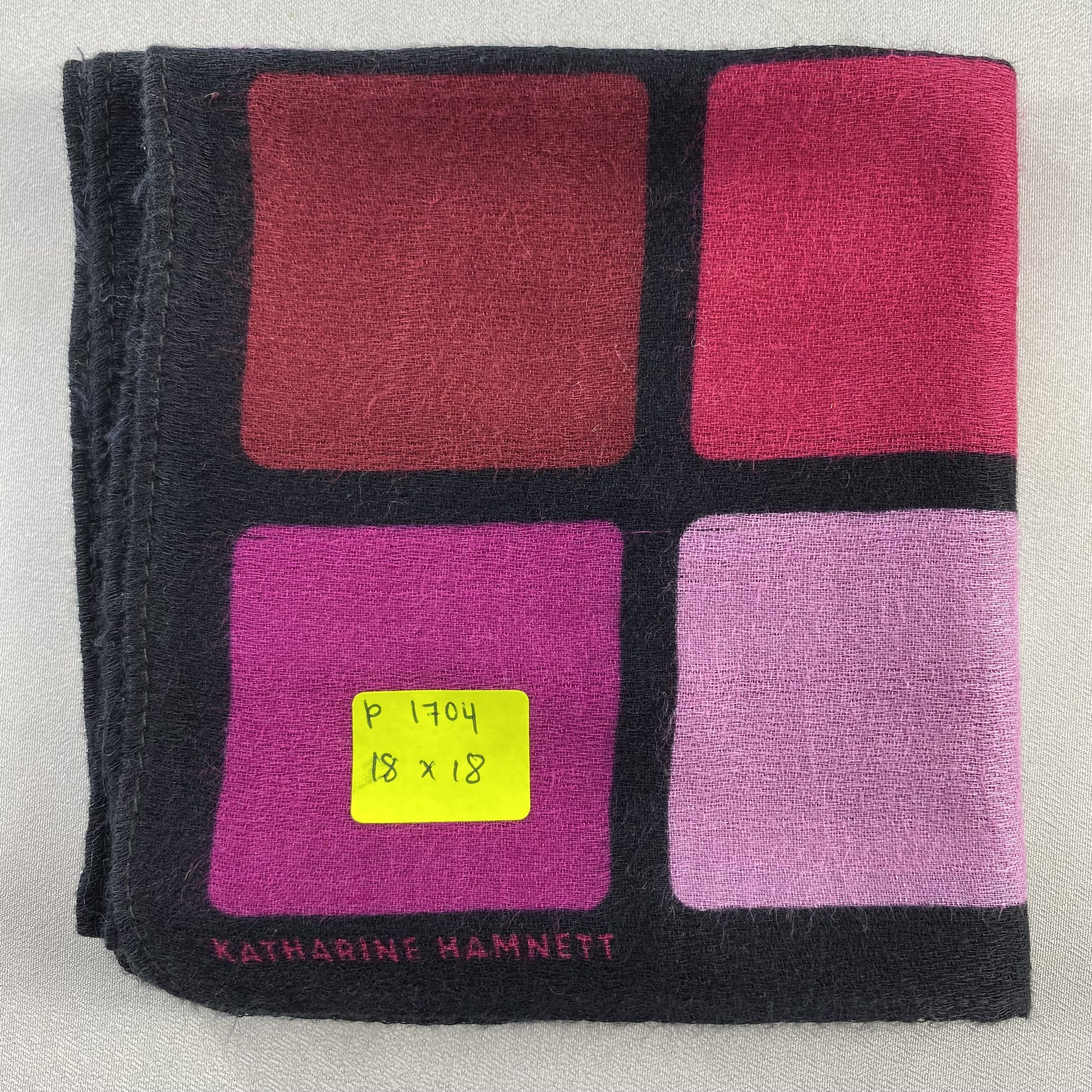 Katharine Hamnett London × Vintage Katharine Hamnett Bandana/ Handkerchief / Neckerchief-P1704 Size ONE SIZE - 5 Thumbnail