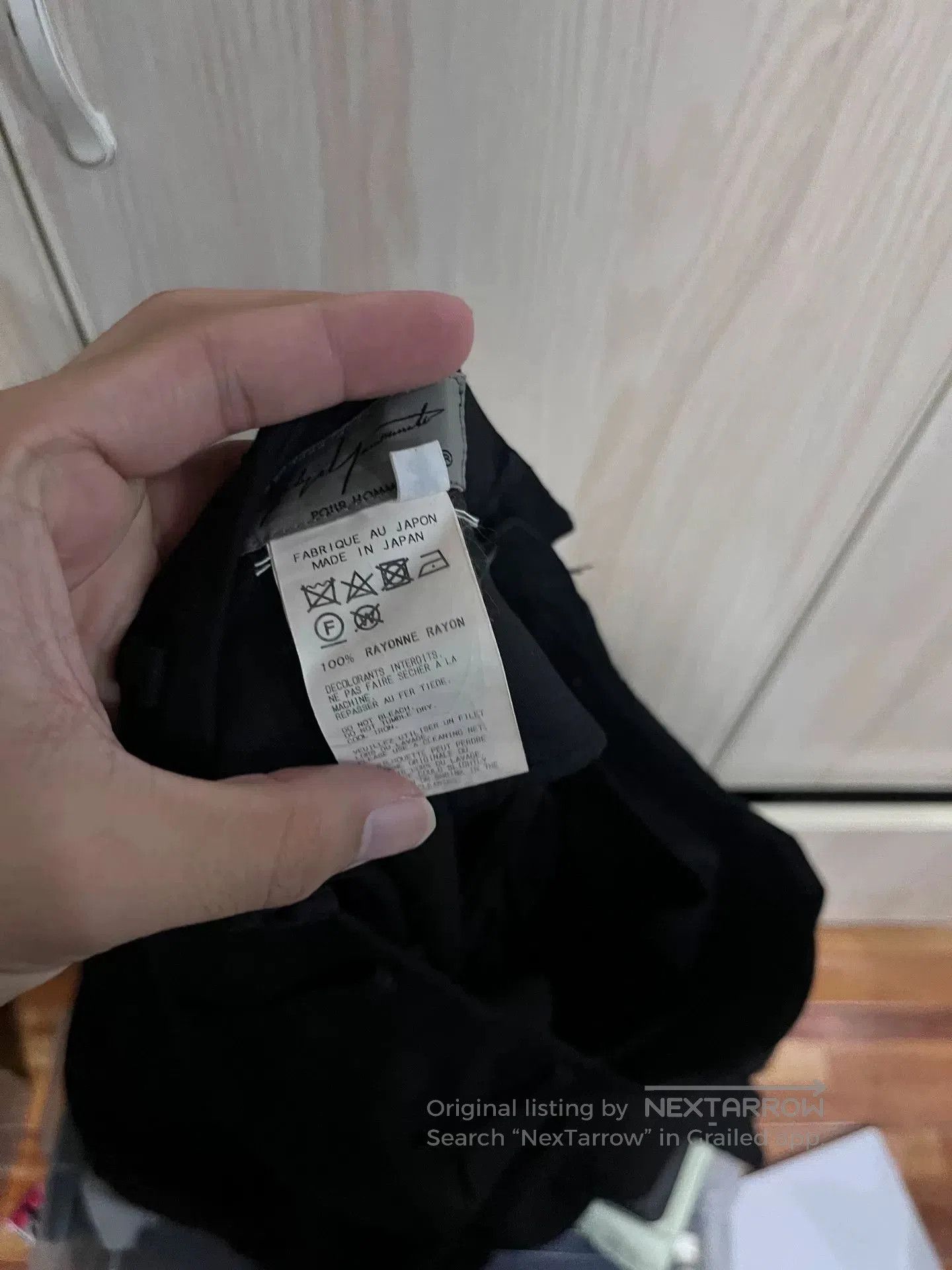 Yohji Yamamoto Yohji Yamamoto Synthetic Tapered Trousers. Size 25" / US 0 / IT 36 - 4 Thumbnail