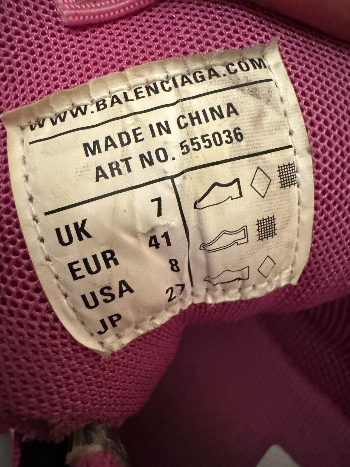 Balenciaga Balenciaga LED Track Black Pink Grey Size US 8 / EU 41 - 16 Thumbnail