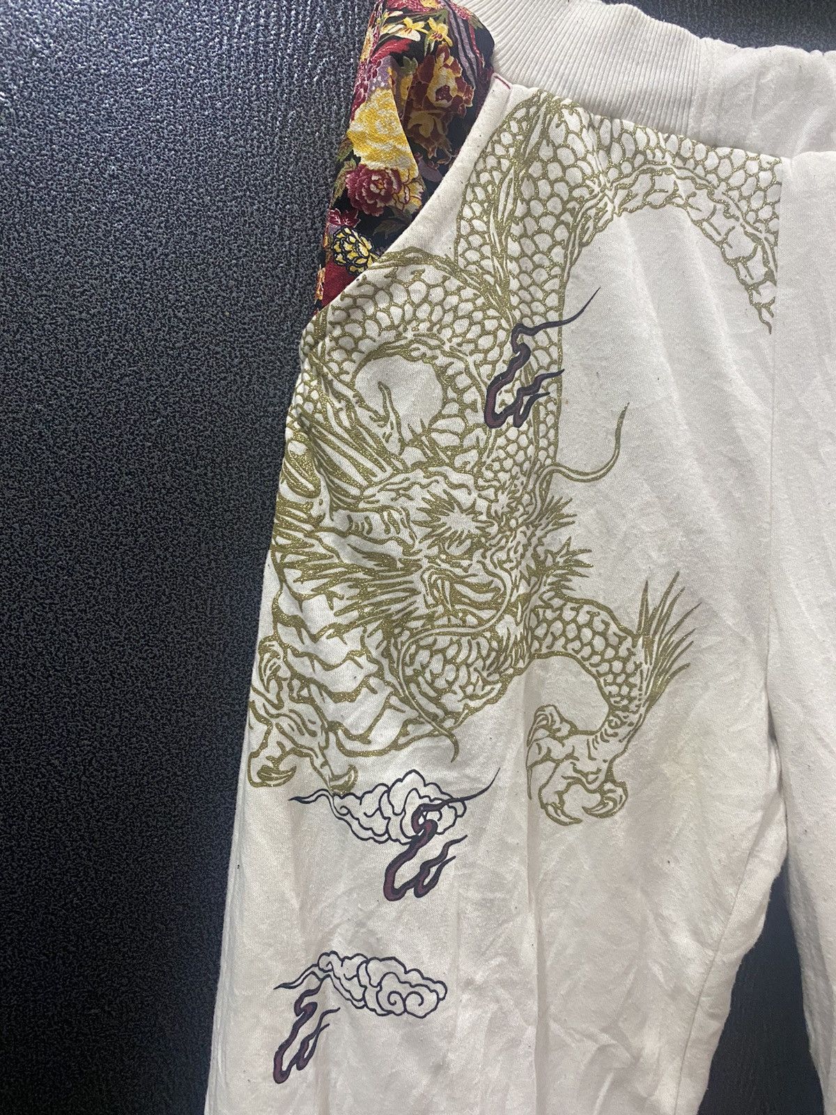Dragonfly × Japanese Brand Vintage Bullet Noise Sukajan Dragon Embroidered Sweatpant Size US 28 / EU 44 - 4 Thumbnail