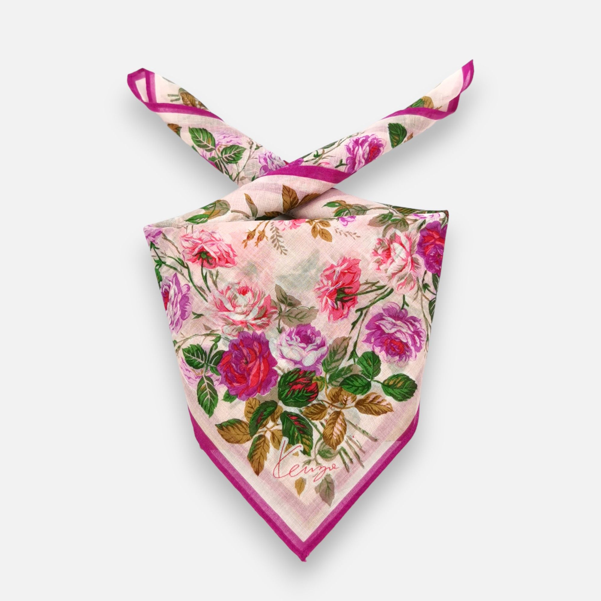 Vintage Kenzo Handkerchief Neckerchief Bandana