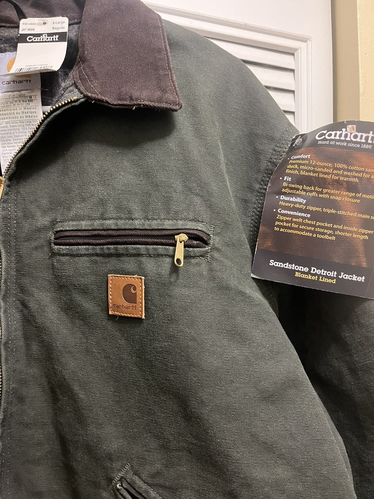 Carhartt Carhartt Detroit Moss Size XL Size US XL / EU 56 / 4 - 4 Thumbnail