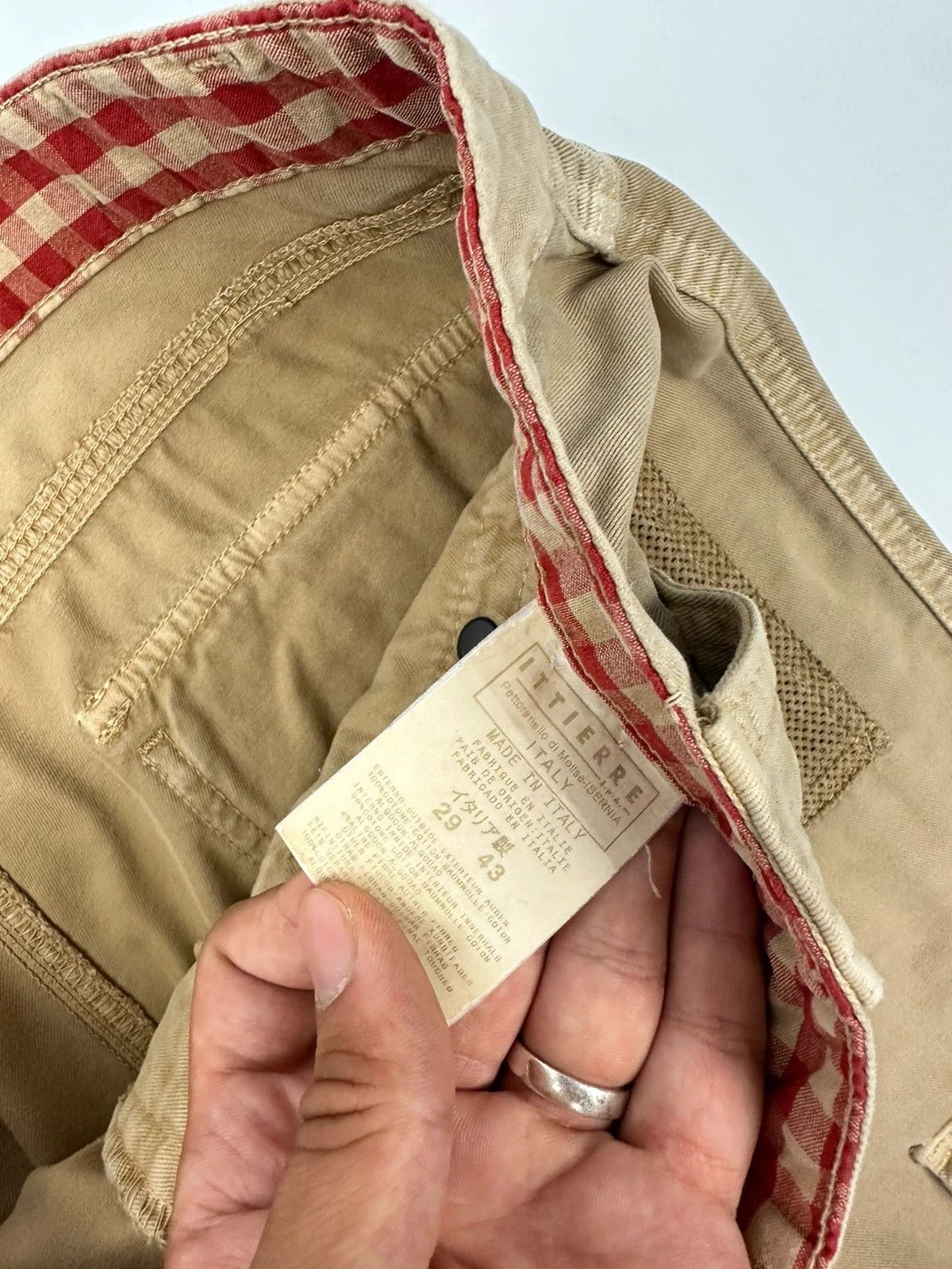 Dolce & Gabbana Dolce & Gabbana SS03 Cargo Mesh Beige Baggy Pants Size US 38 / EU 54 - 9 Thumbnail