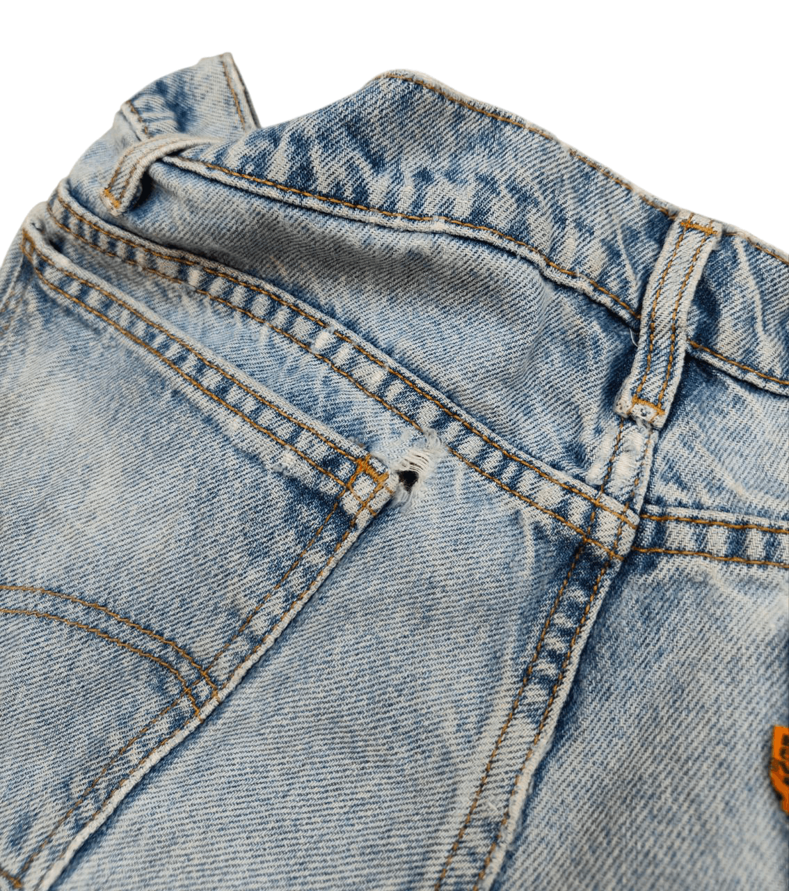 Levi's 90s VIntage Levi's 505 Orange Tab Distressed Denim Size US 36 / EU 52 - 5 Thumbnail