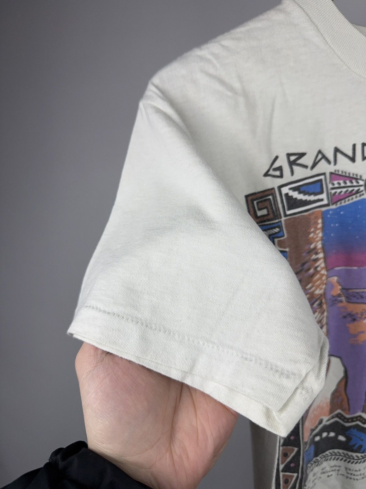 Vintage Vintage 90s Retro Grand Canyon Graphic Art Tee Oneita USA S Size US S / EU 44-46 / 1 - 4 Thumbnail