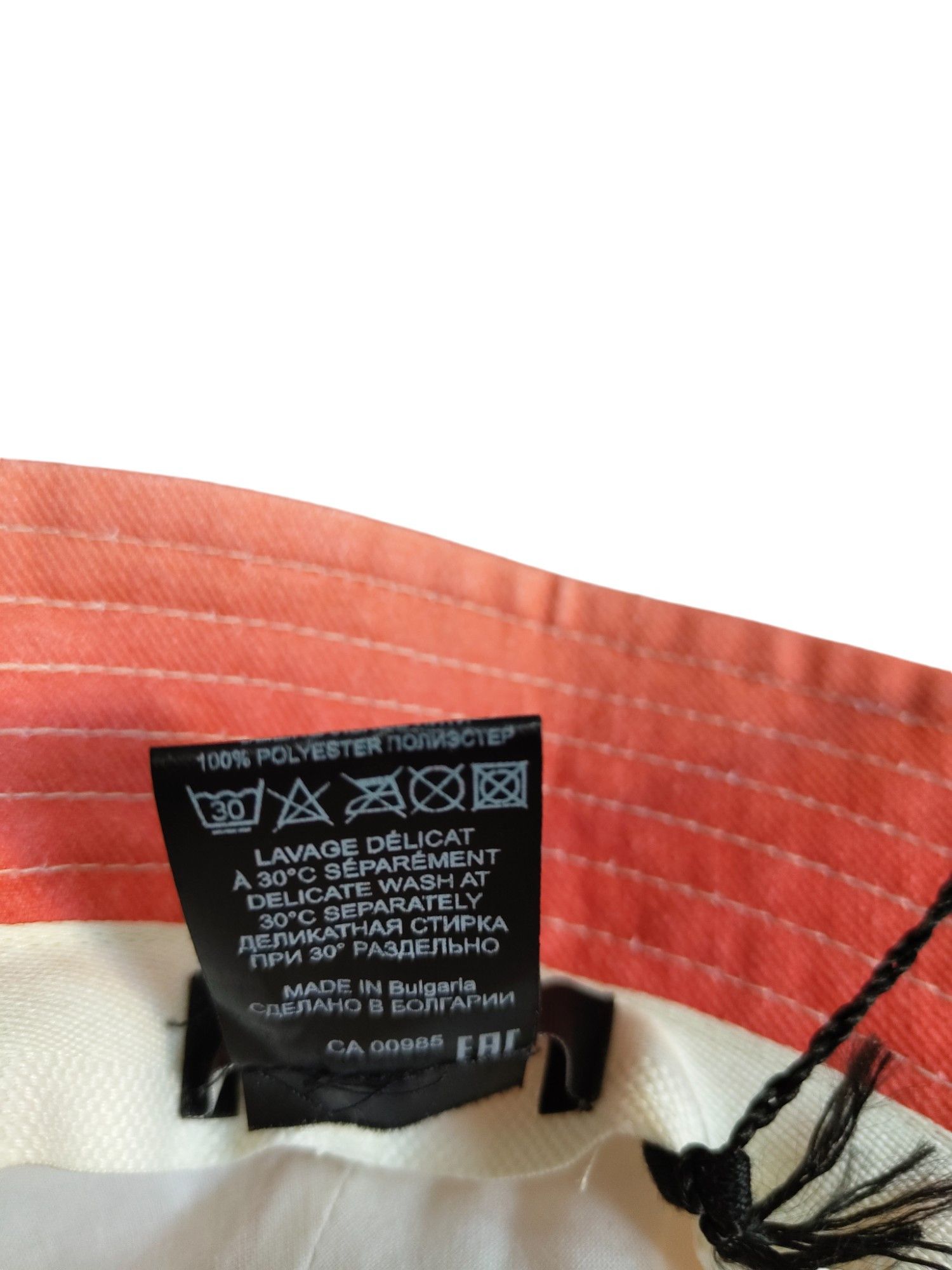 Isabel Marant Orange And Yellow Gradient Bucket Hat Size ONE SIZE - 8 Thumbnail