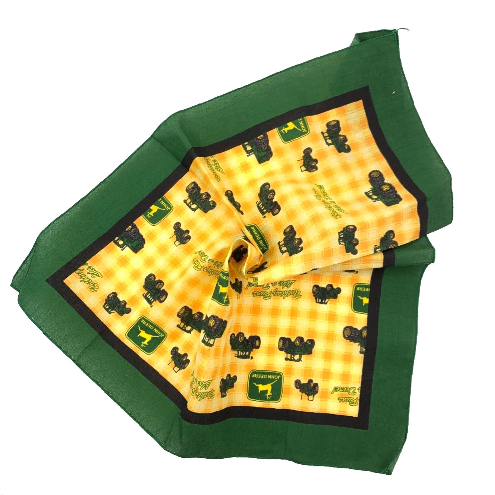 John Deere VINTAGE John Deere Bandana Shirt or Bandana Redesign not applicable. Size ONE SIZE - 7 Thumbnail