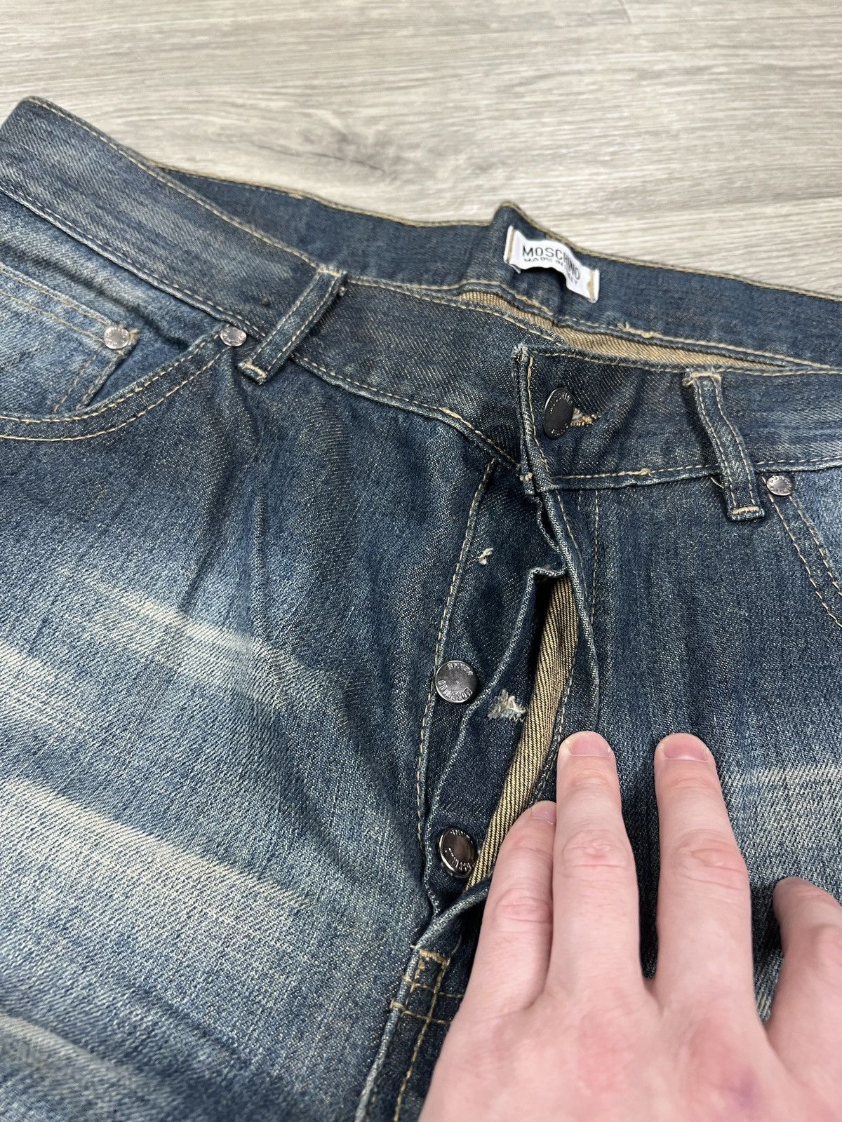 Moschino Moschino jeans y2k denim vintage jeans big logo men’s Size US 36 / EU 52 - 5 Thumbnail