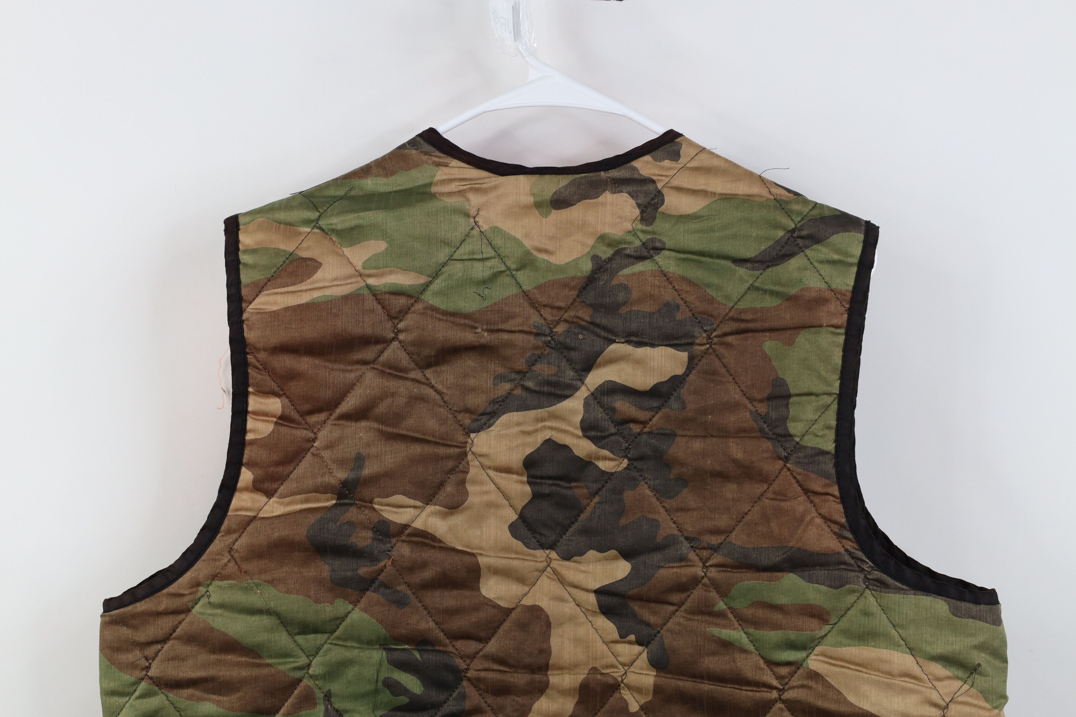 Vintage Vintage 70s Streetwear Reversible Camouflage Vest Jacket USA Size US L / EU 52-54 / 3 - 10 Thumbnail