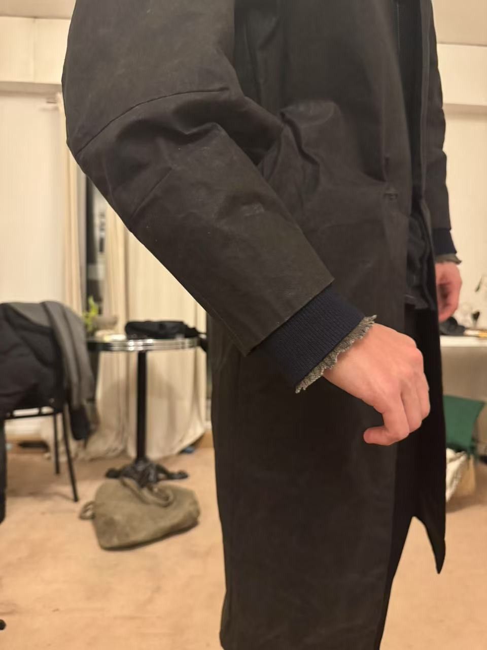 Toogood Toogood Dark Brown Waxed Cotton Roadsweeper Coat Size US M / EU 48-50 / 2 - 4 Thumbnail