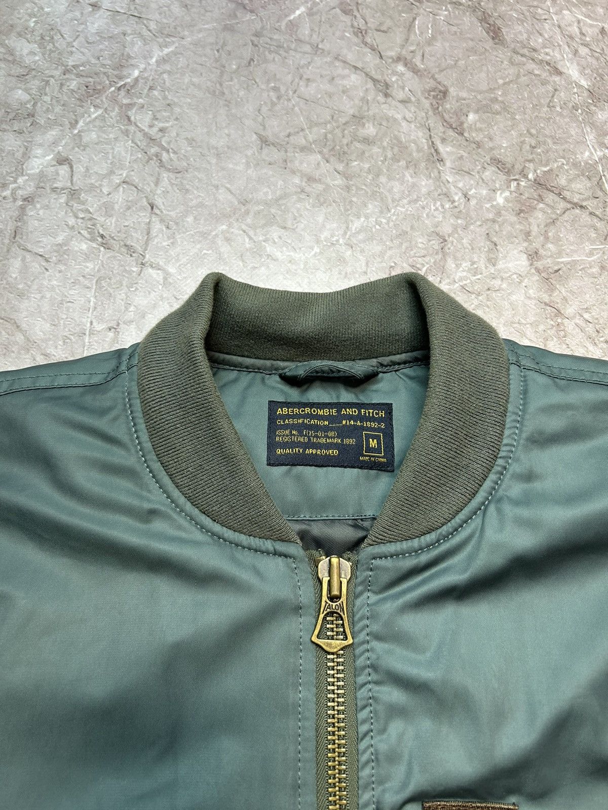 Vintage Vintage Mens Nylon MA1 Bomber Jacket Size US M / EU 48-50 / 2 - 9 Thumbnail