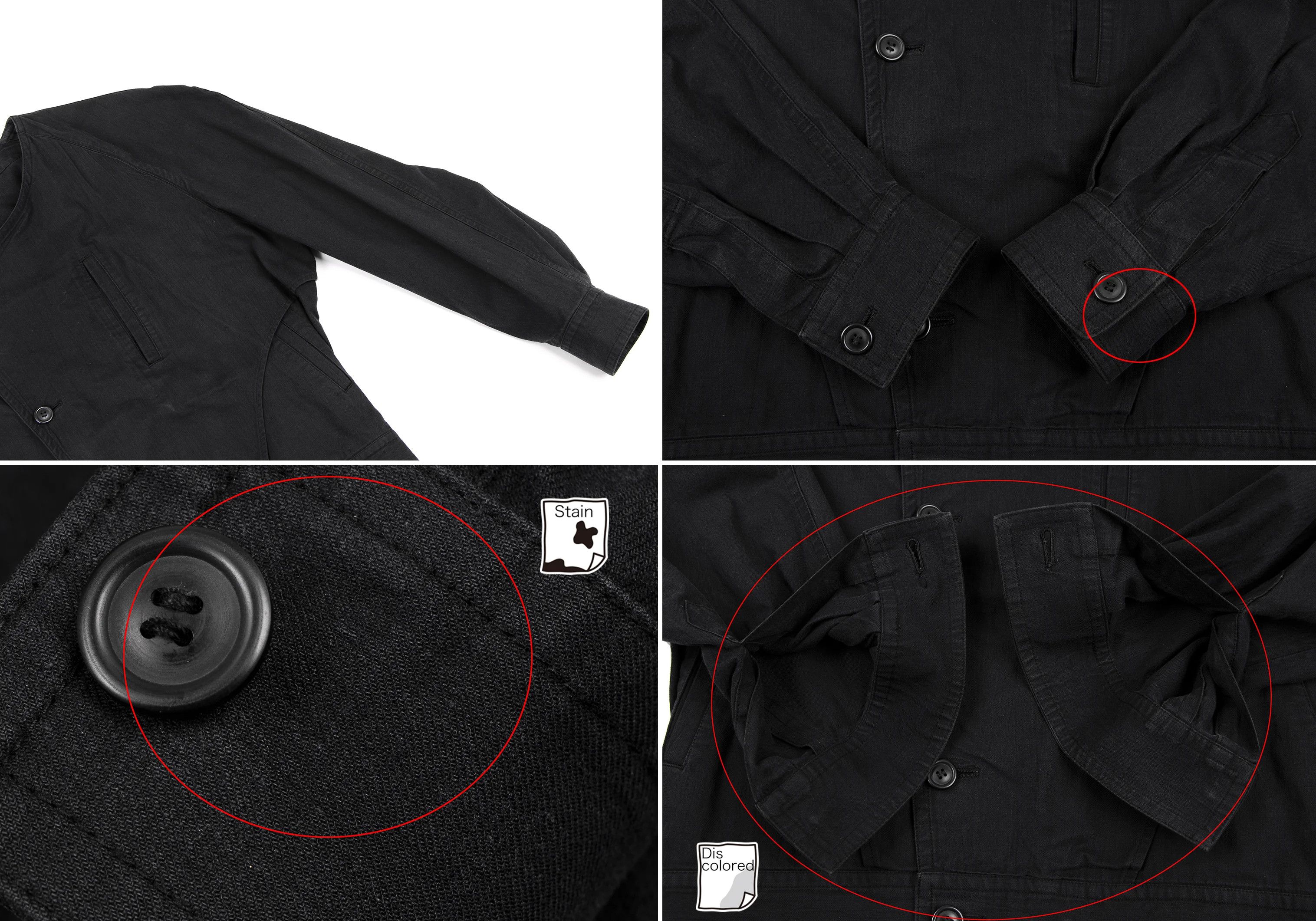 Issey Miyake Cotton Layered No-Collar Jacket in Black Size M Size US M / EU 48-50 / 2 - 8 Thumbnail