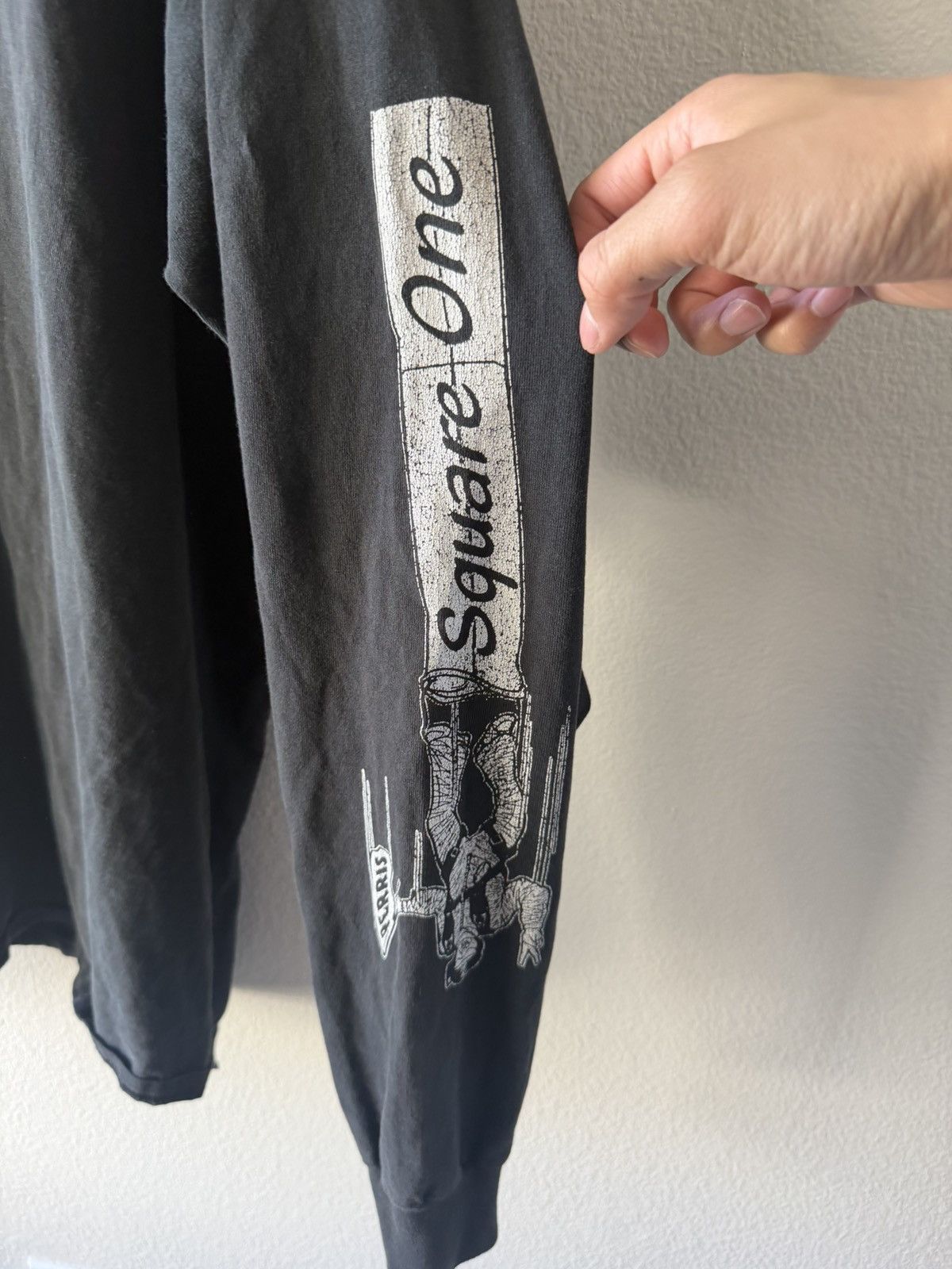 Vintage 90s Square One Skydiving Longsleeve Tee XL Size US XL / EU 56 / 4 - 5 Thumbnail