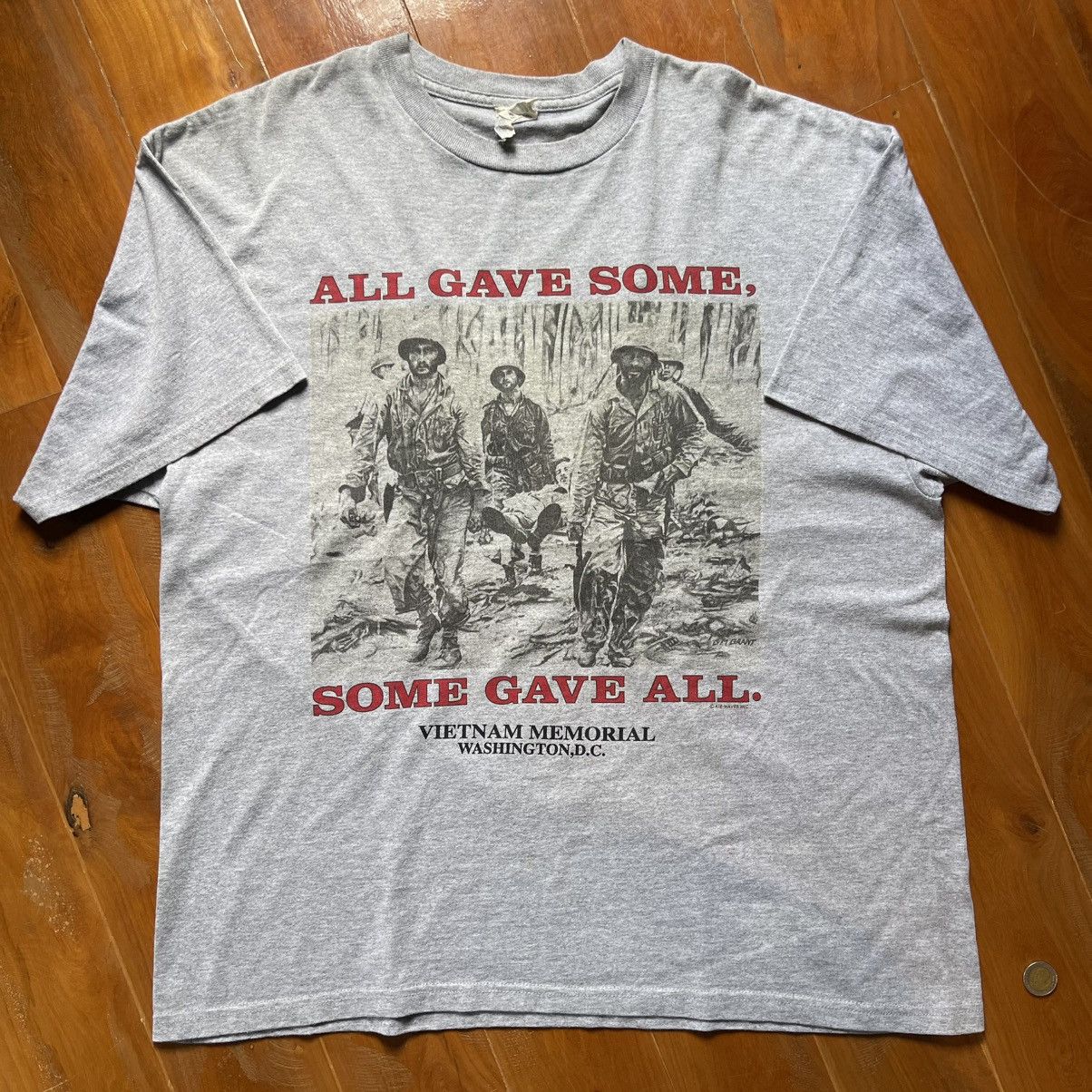 Vintage Vintage War shirt Size US XL / EU 56 / 4 - 1 Thumbnail