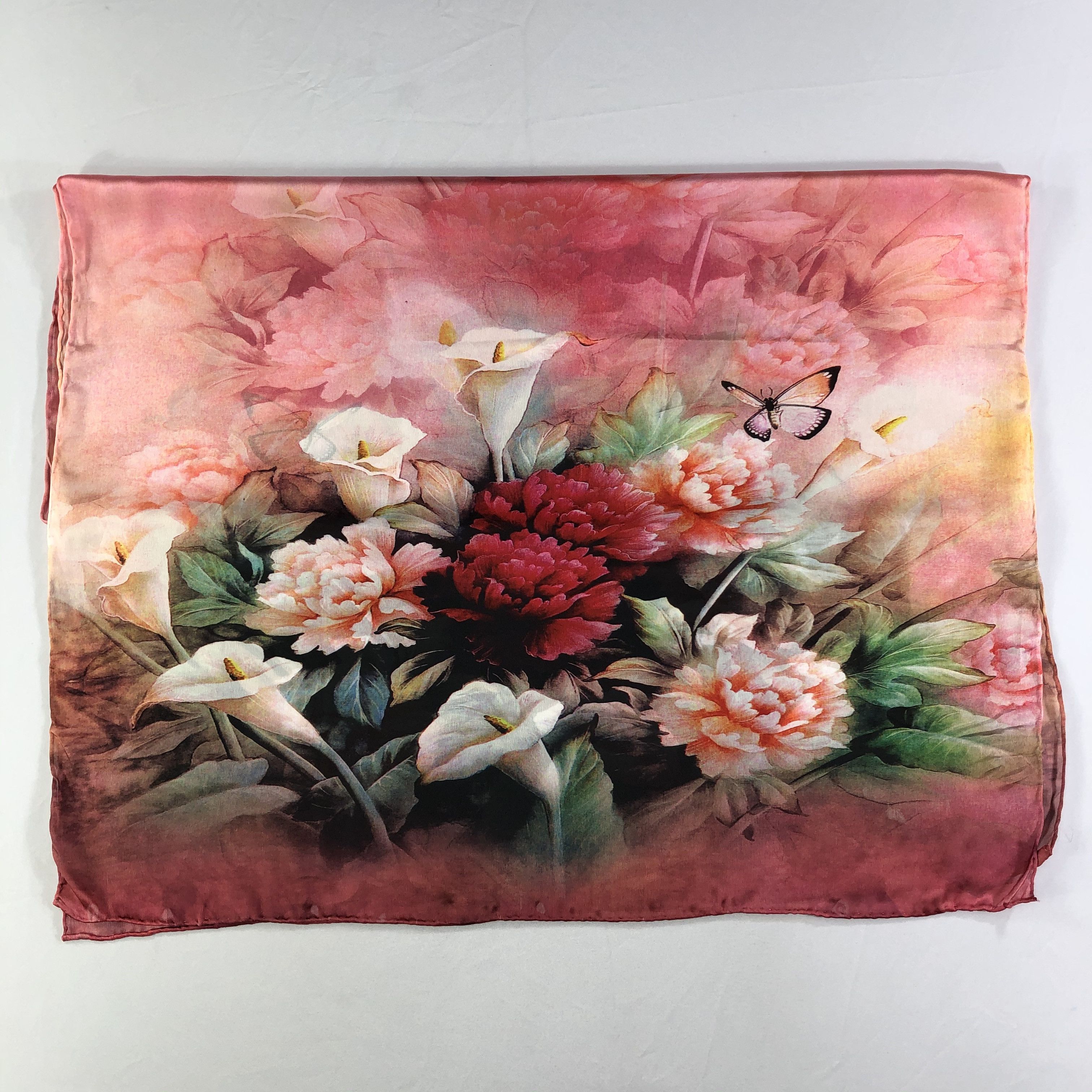Vintage Vintage Silk Scarf Size ONE SIZE - 3 Thumbnail