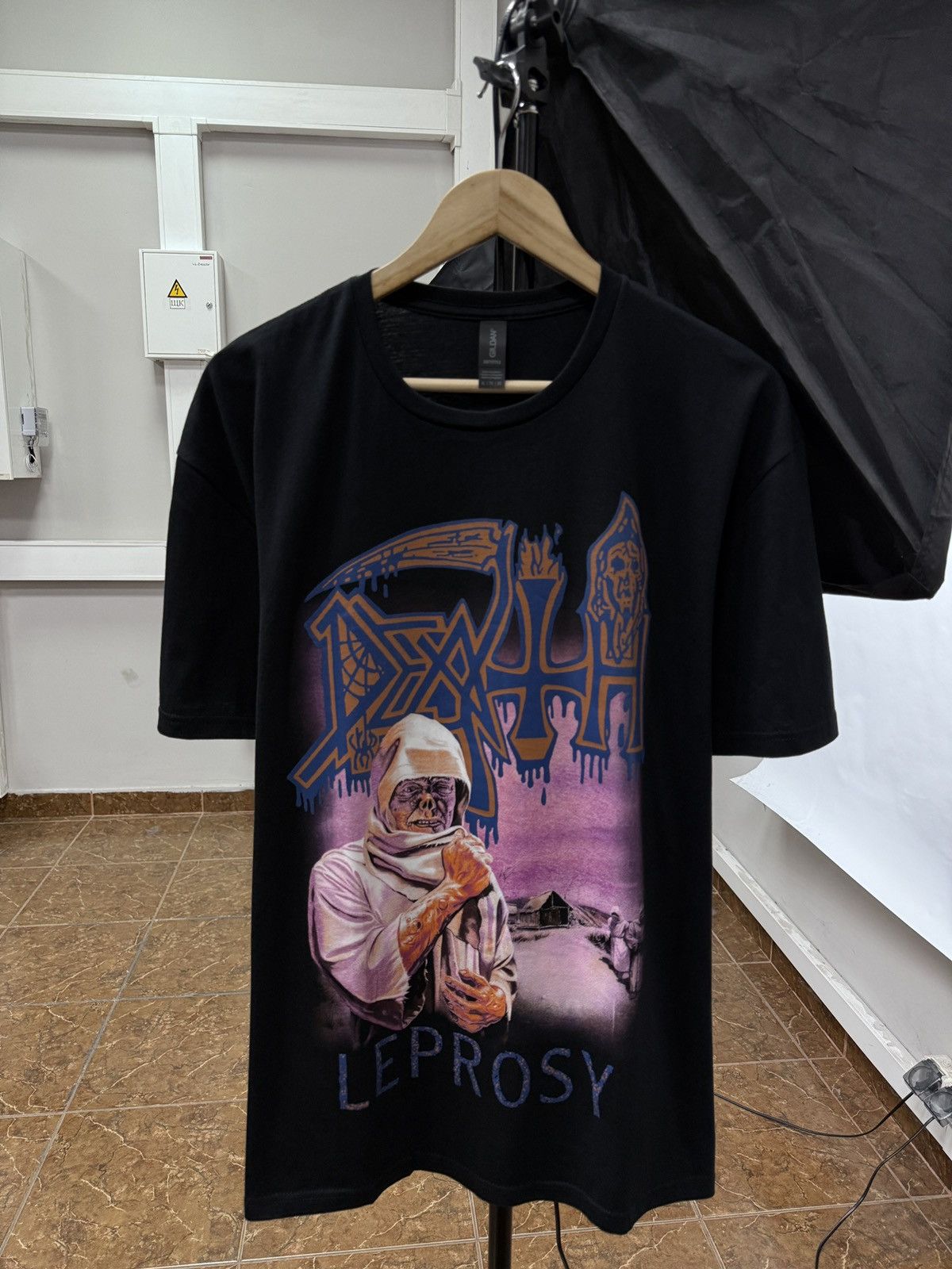 Band Tees 🇺🇸 Vintage Y2K Death Leprosy Old School Death Metal T-Shirt Size US XL / EU 56 / 4 - 1 Thumbnail