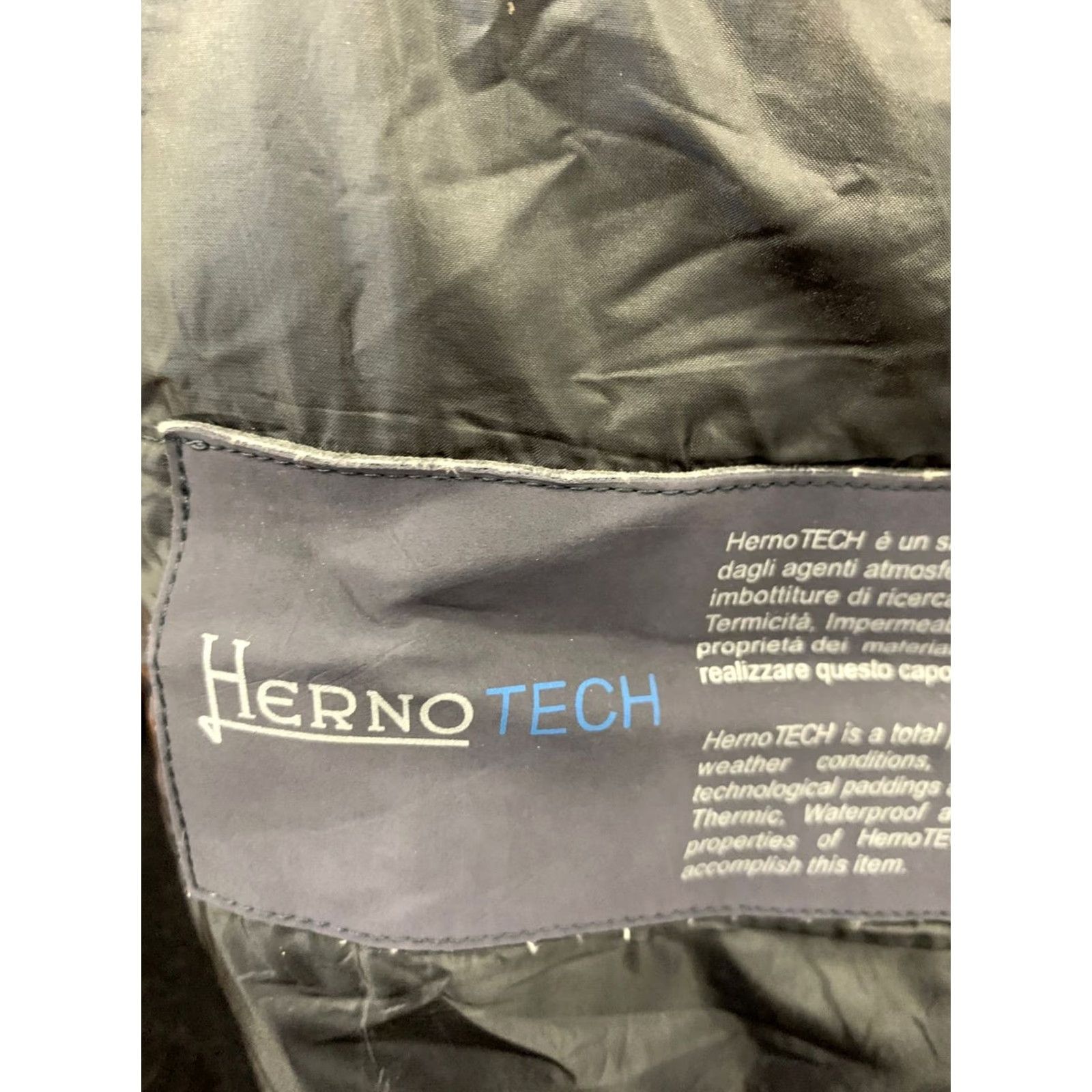 Herno HernoTECH Waterproof Windstopper Chillproof Jacket Black M Men’s Jacket Size US M / EU 48-50 / 2 - 4 Thumbnail