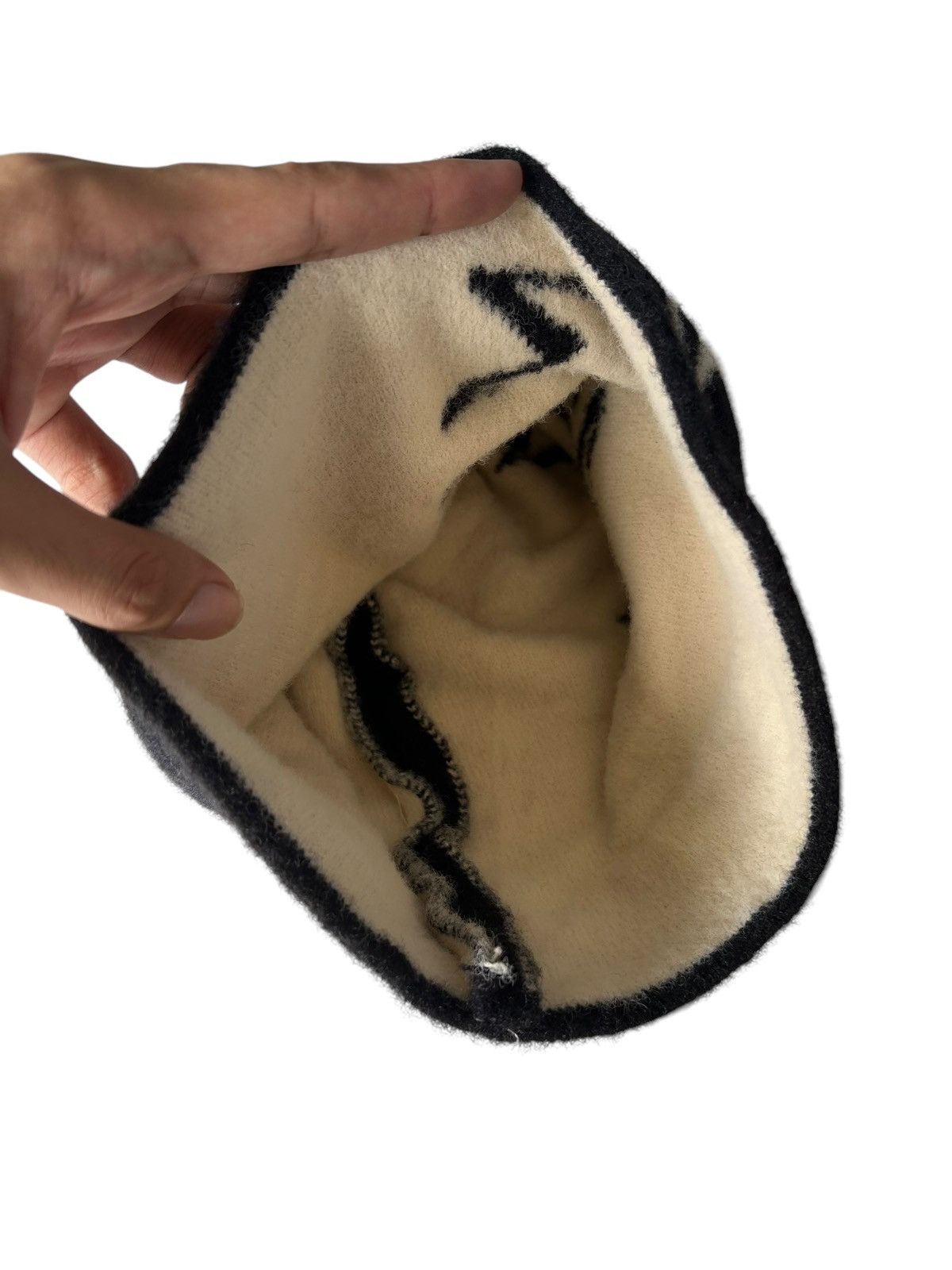 Japanese Brand × Kapital × Vintage Japanese Punk Bondage Style fur hairy Big Beanie Hats Size ONE SIZE - 5 Thumbnail