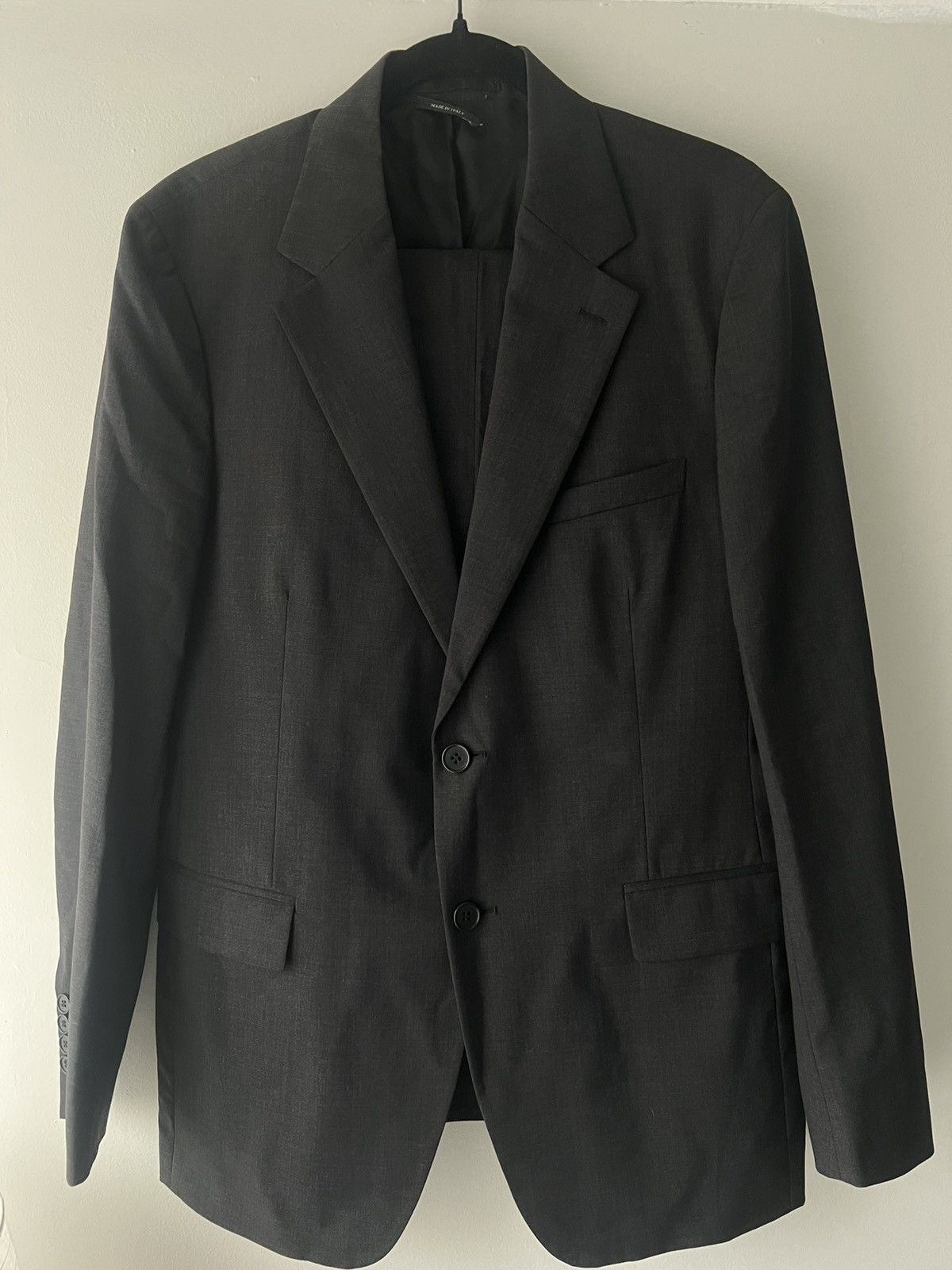 Prada Prada Men’s Grey Wool Mohair Blend Two-Button Suit Size 50R - 1 Thumbnail