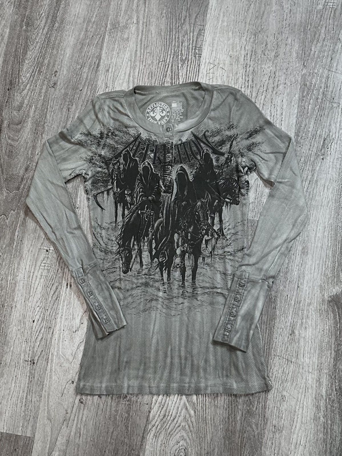 Affliction × Vintage “BLACK NIGHT”Affliction Size S / US 4 / IT 40 - 1 Thumbnail