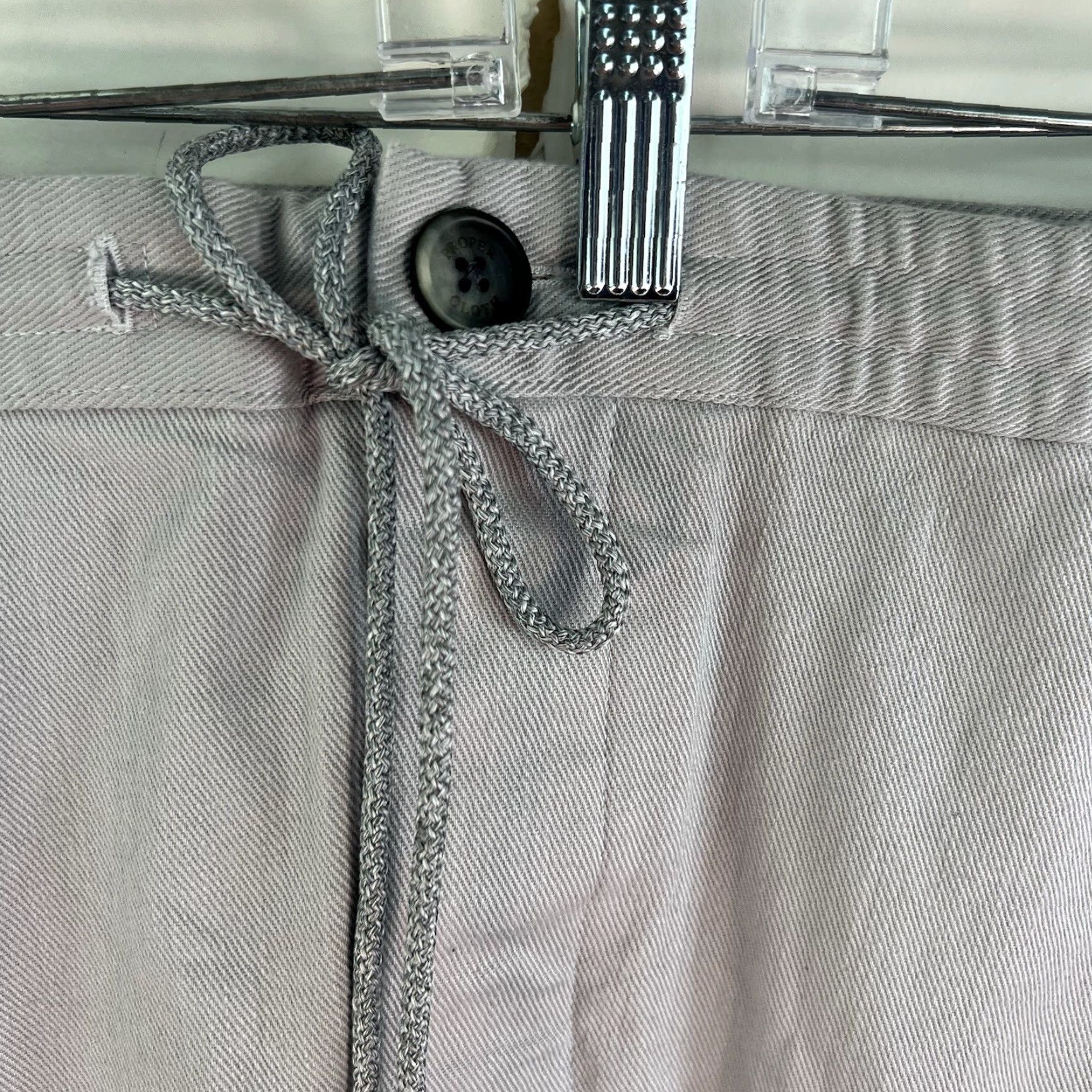 Proper Cloth VINTAGE Proper Cloth Beige Canvas Pants Men 50 Adult Summer Casual Khakis Straight Leg Size US 34 / EU 50 - 3 Thumbnail