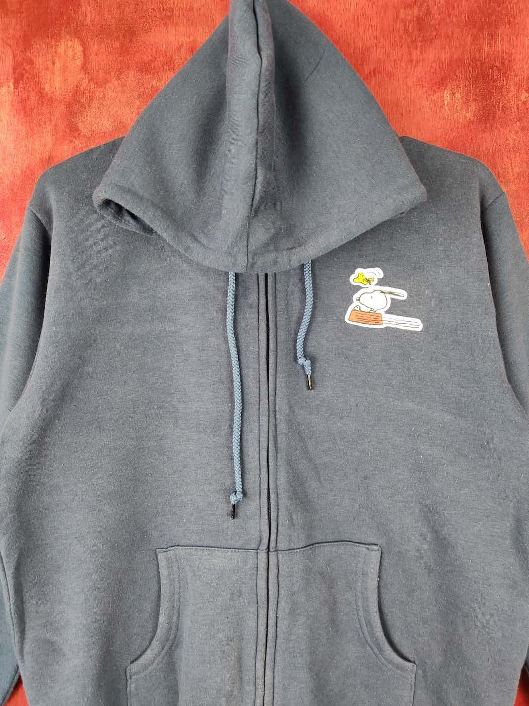 Cartoon Network Peanuts Blue Hoodie Sweatshirt vintage #4809 Size L / US 10 / IT 46 - 12 Thumbnail