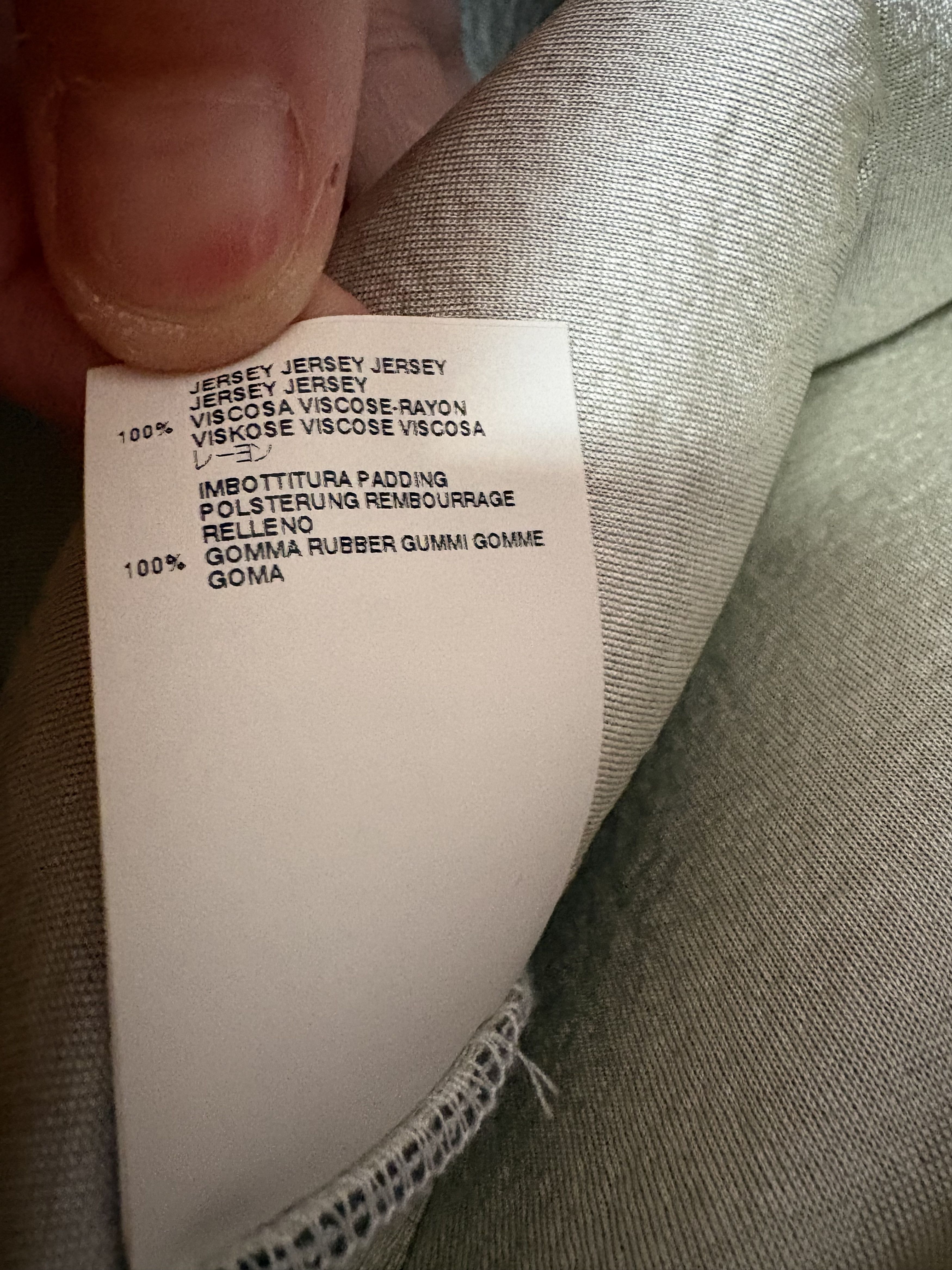 Maison Margiela Neoprene-style grey sweatshirt Size US M / EU 48-50 / 2 - 6 Thumbnail
