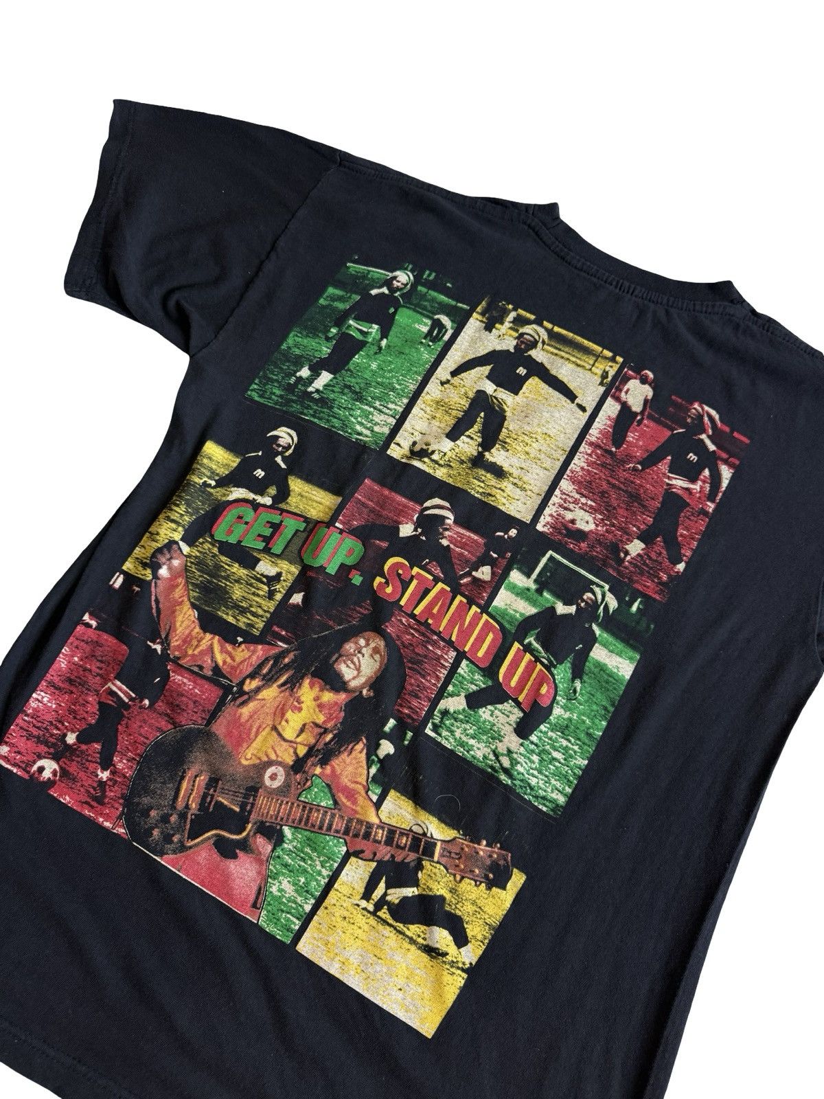 Band Tees Vtg Bob Marley Get Up Stand Up T-Shirt Big Logo Y2K Hype XL Size US XL / EU 56 / 4 - 8 Thumbnail