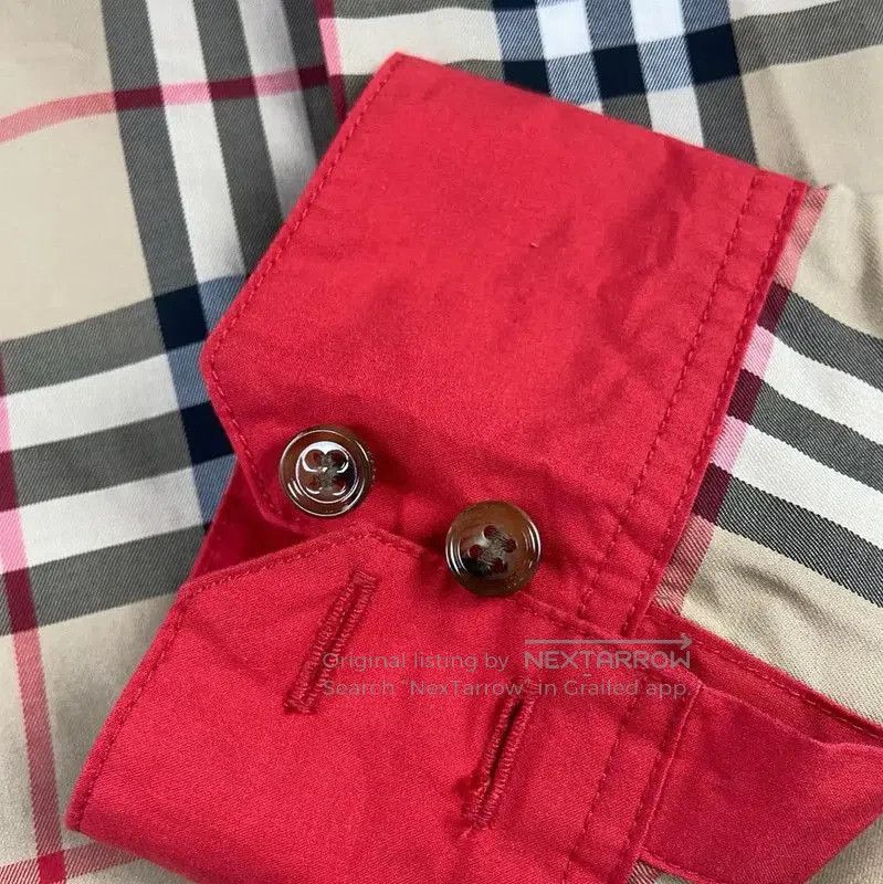 Burberry Burberry Color-Block Cotton Women's Shirt. Size XL / US 12-14 / IT 48-50 - 4 Thumbnail