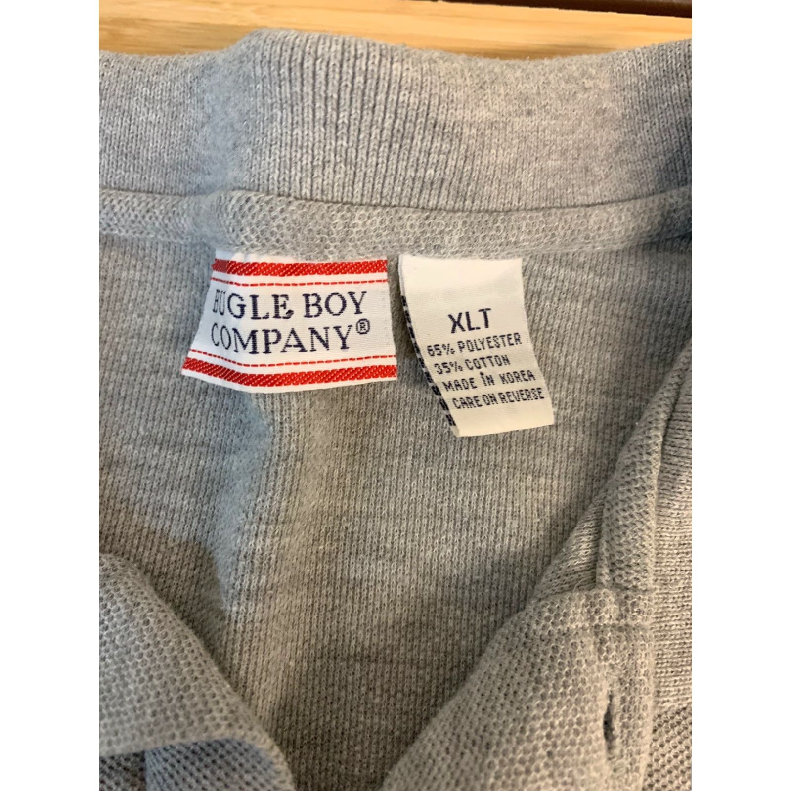 Bugle Boy Bugle Boy Polo Shirt L Mens Gray Cotton Short Sleeve Classic Retro Solid Size US L / EU 52-54 / 3 - 3 Thumbnail