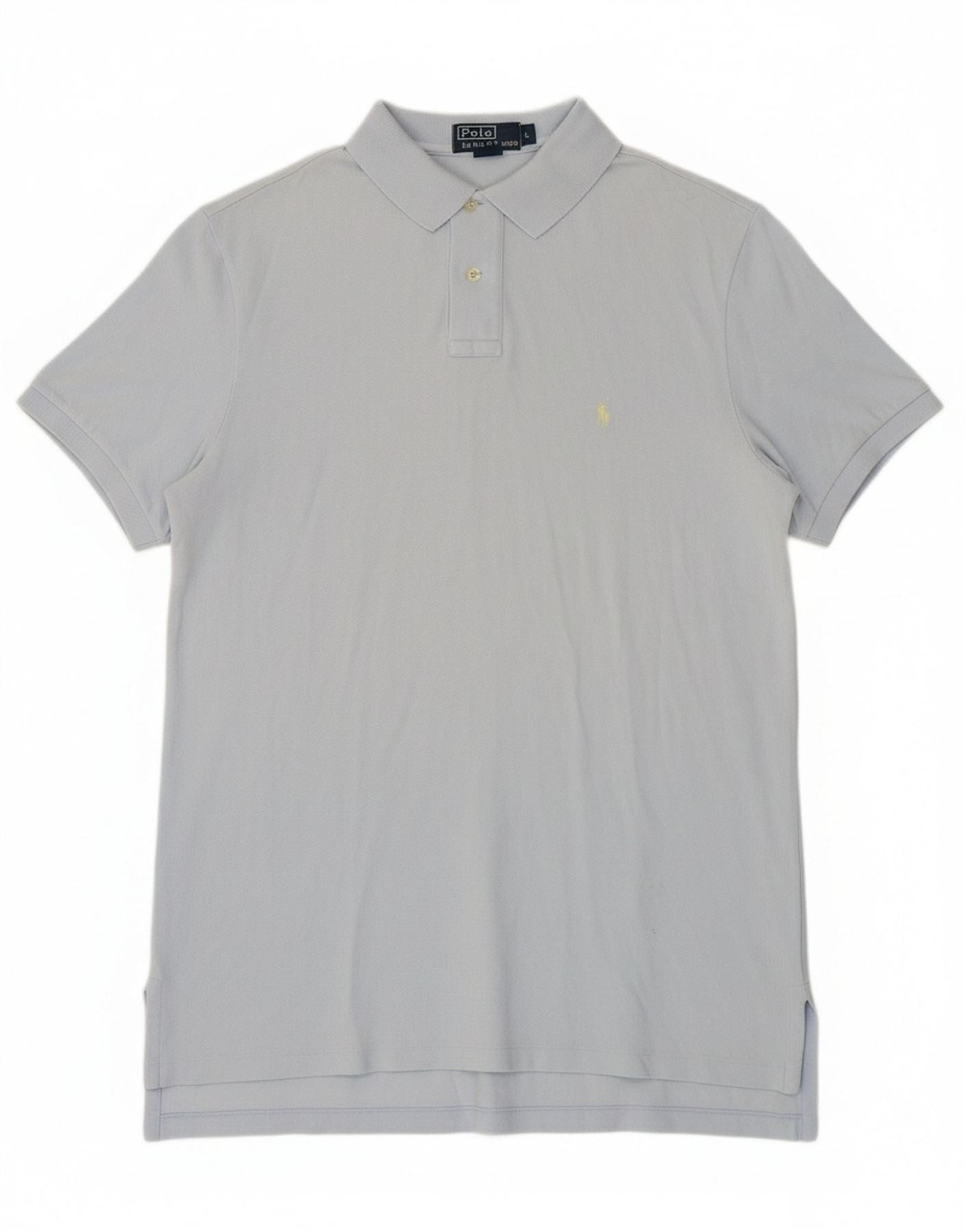 Polo Ralph Lauren Mens Custom Fit Polo Shirt Large Blue Cotton Size US XL / EU 56 / 4 - 1 Thumbnail