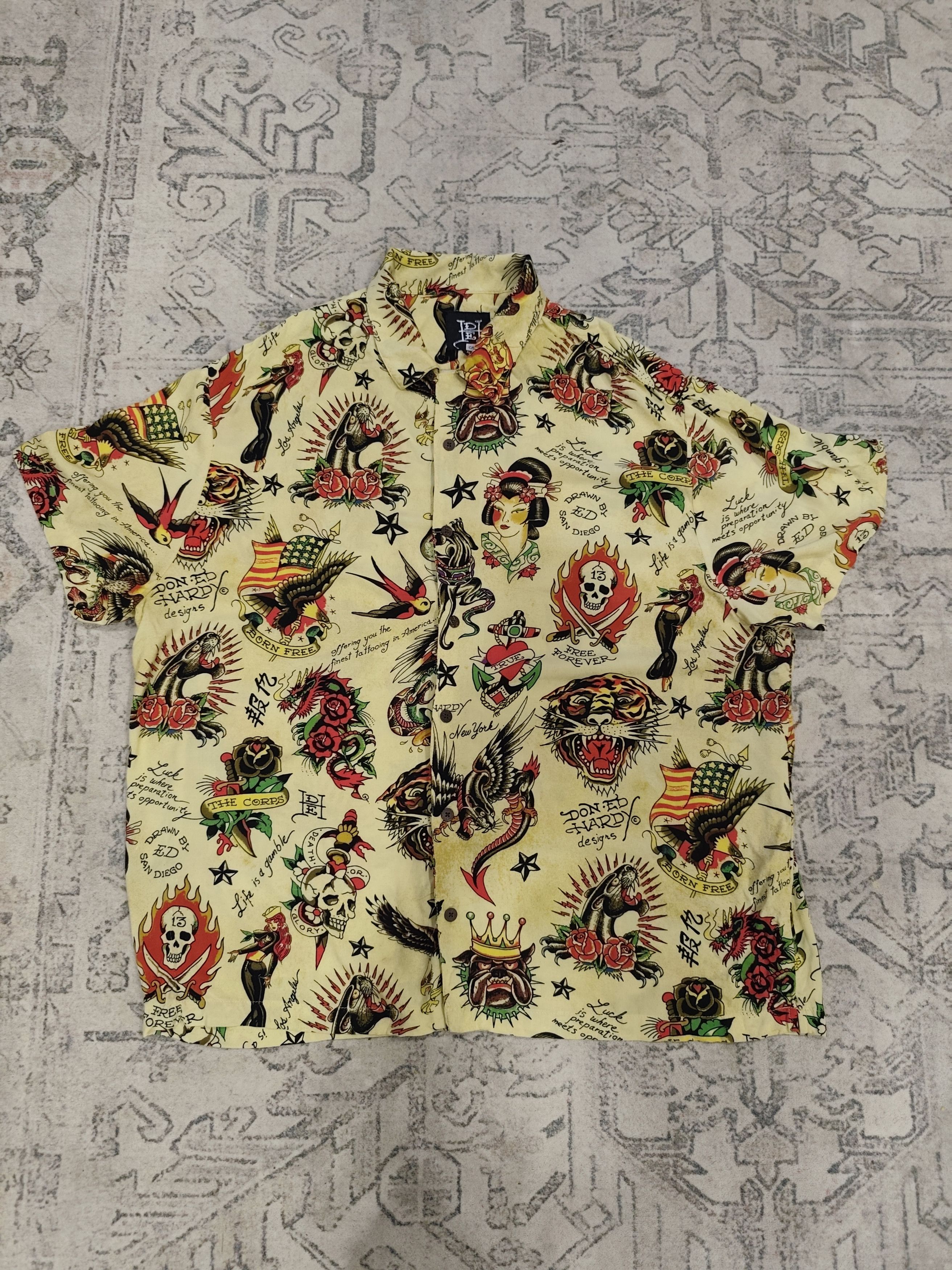 Ed Hardy Ed hardy shirt Size US XL / EU 56 / 4 - 1 Thumbnail