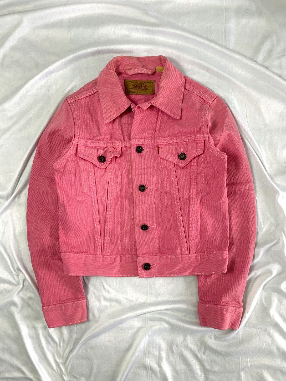 Levi's Vintage Clothing levis pink trucker jacket 70s Size XS / US 0-2 / IT 36-38 - 1 Thumbnail