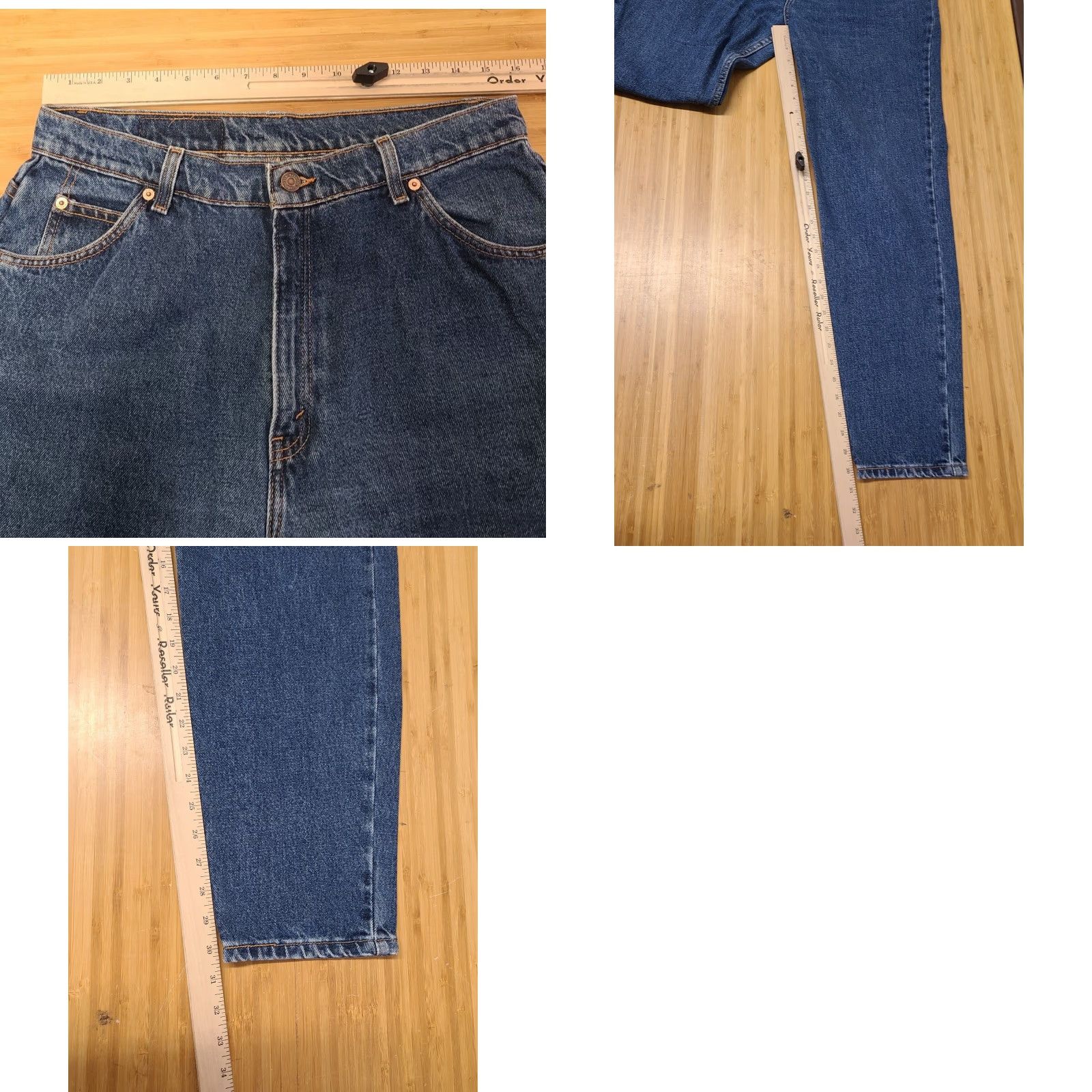 Levi's VINTAGE Levis 921 Jeans Women's 16 Medium Orange Tab Tapered Leg Fit 15921 Size 38" / US 16 / IT 52 - 8 Thumbnail