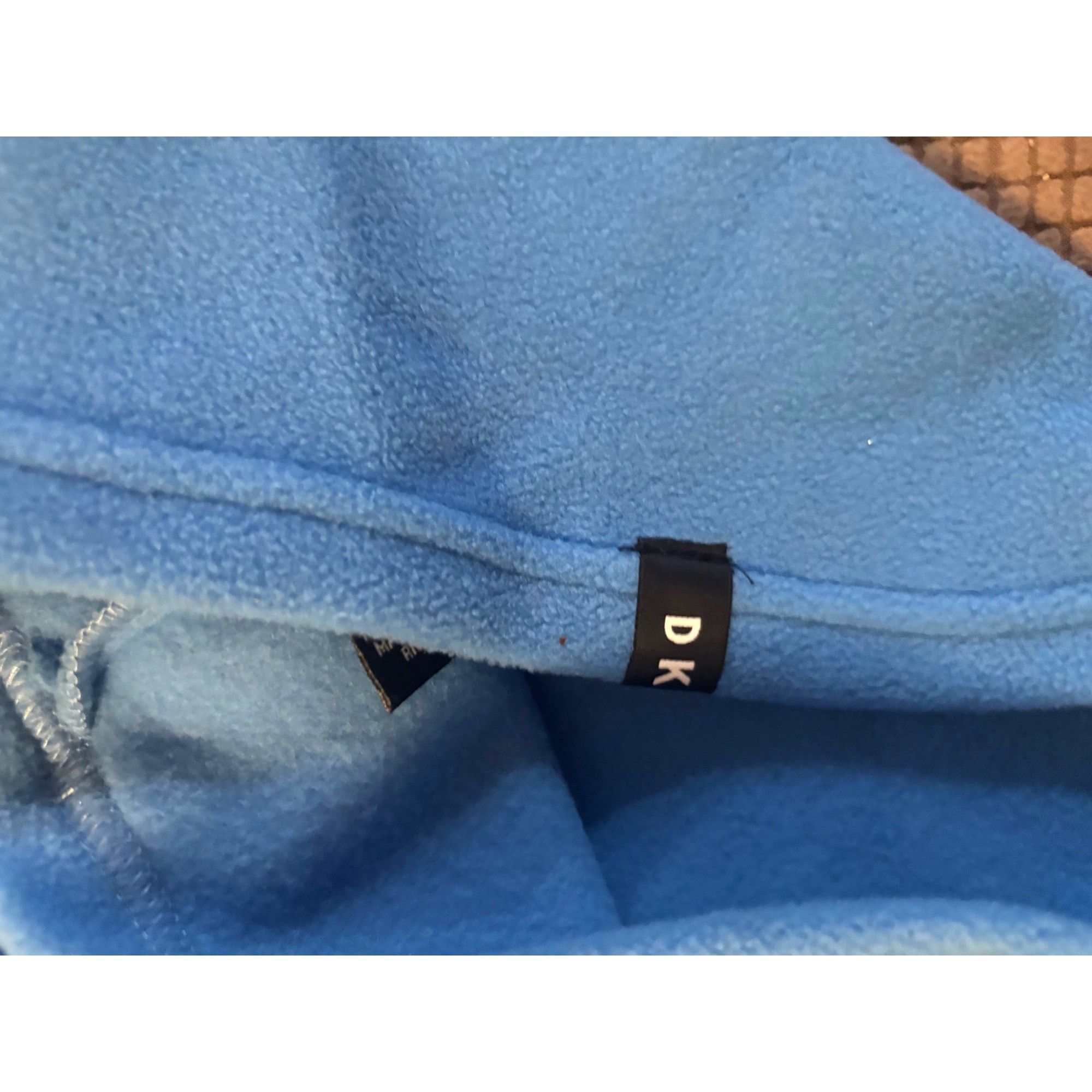 DKNY DKNY Drawstring Polar Fleece Neckwarmer, 1SFM, Blue Size ONE SIZE - 6 Thumbnail