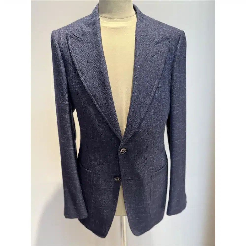 Tom Ford o1sndg0825 11SS40 Single Breast Shelton Blazer in Blue Size US S / EU 44-46 / 1 - 1 Thumbnail