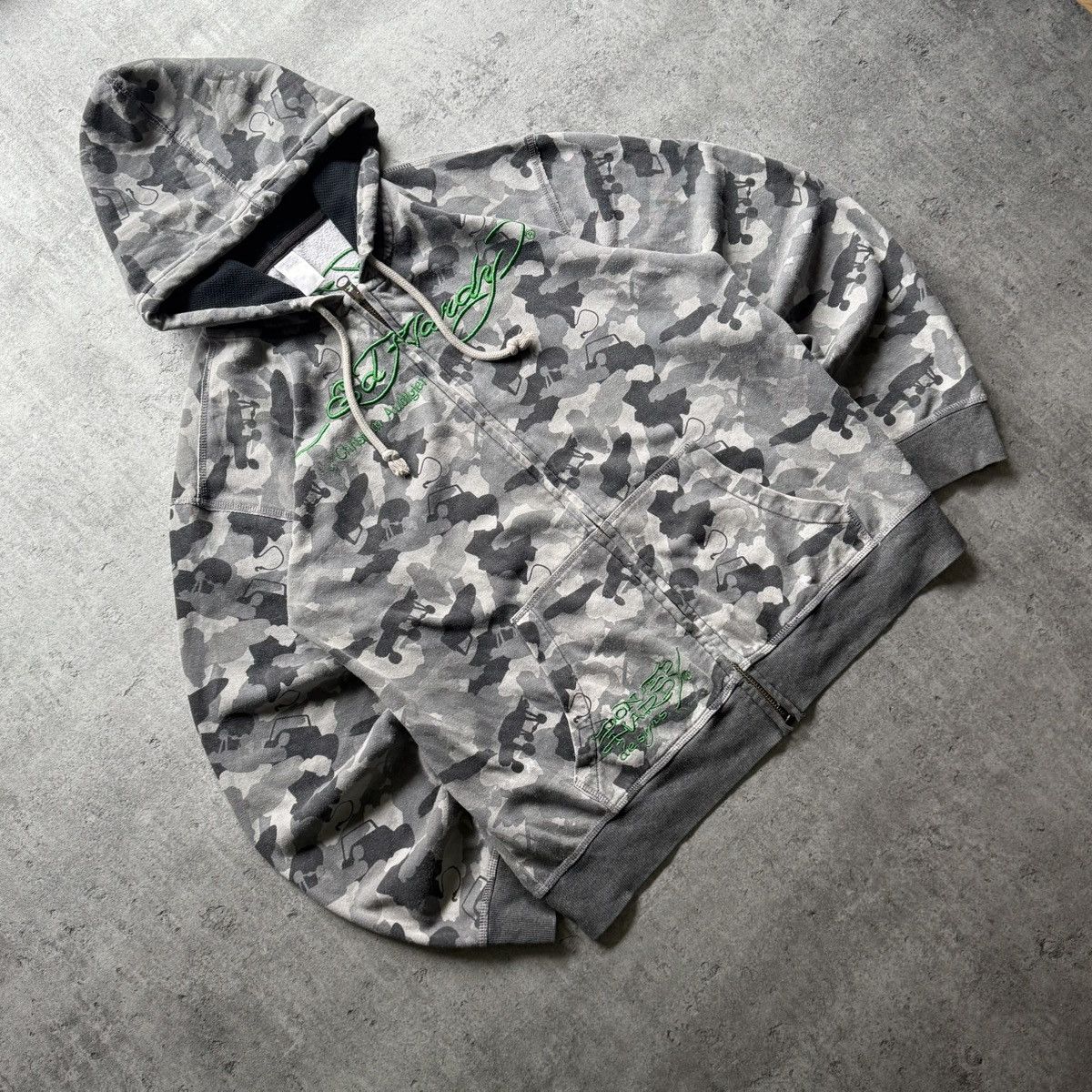 Christian Audigier Vintage Camo Ed-Hardy All Over Print Tatto Zip-Up Size US L / EU 52-54 / 3 - 2 Thumbnail