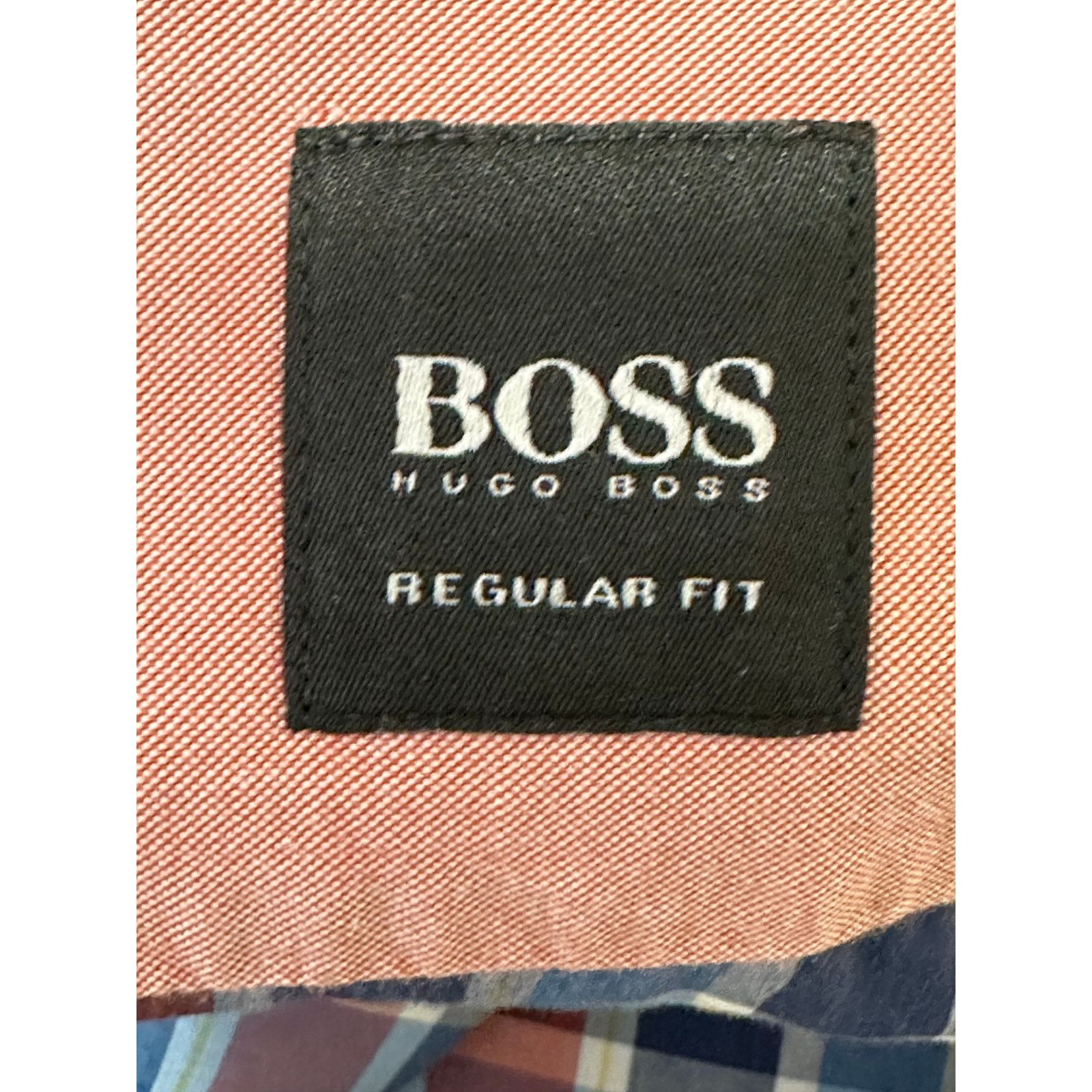 Hugo Boss Hugo Boss Blue Red Check Long Sleeves Casual Shirt size XL Size US XL / EU 56 / 4 - 3 Thumbnail