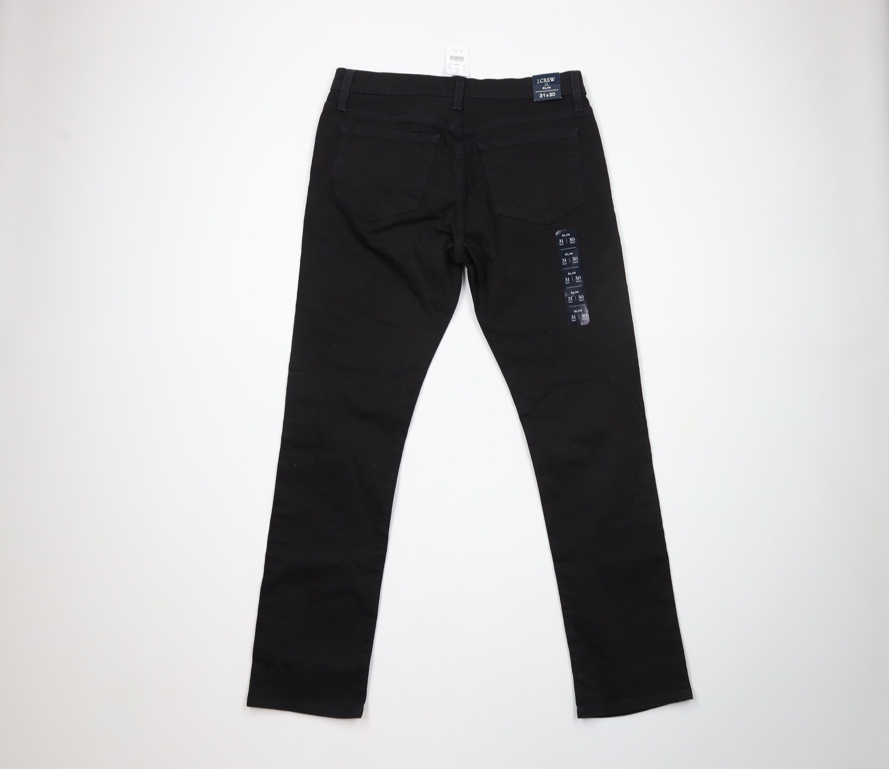 J.Crew × Vintage New J Crew Stretch Slim Fit Straight Leg Denim Jeans Black Size US 31 - 7 Thumbnail