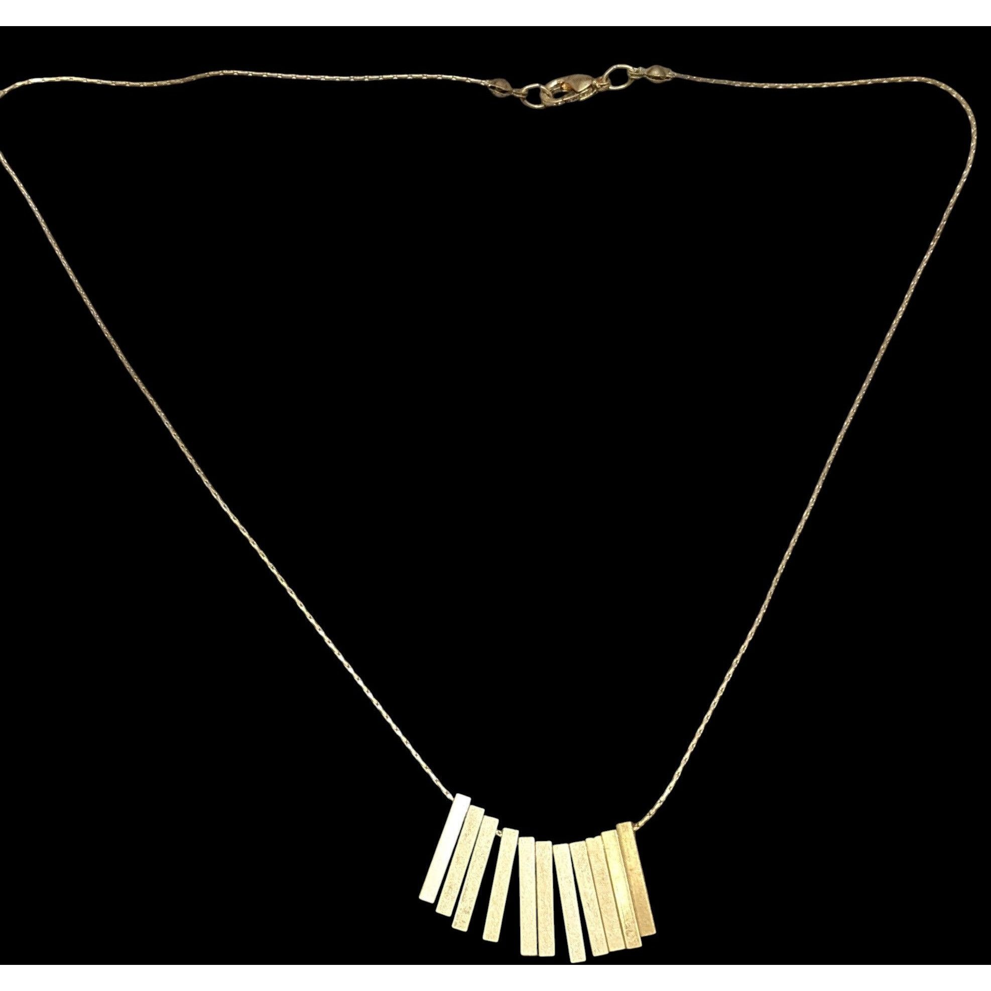Other Modern Elegant Key Fringe Gold Tone Necklace Size ONE SIZE - 1 Thumbnail