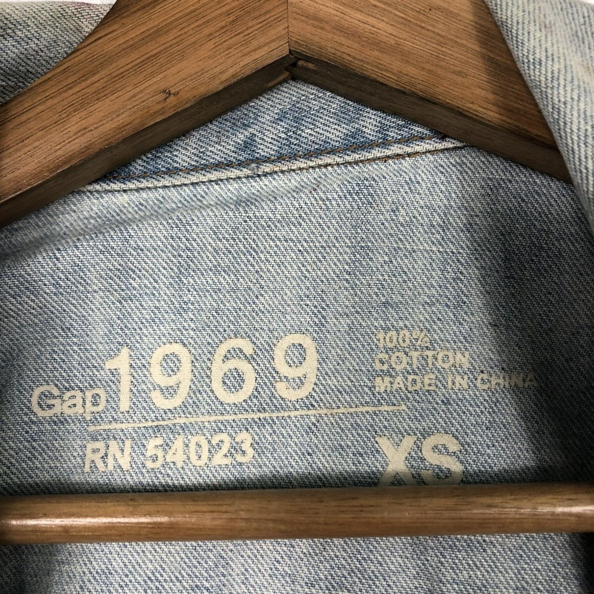 Japanese Brand 🔥VINTAGE CROPPED TRUCKER DENIM JACKET GAP Size US XS / EU 42 / 0 - 20 Thumbnail