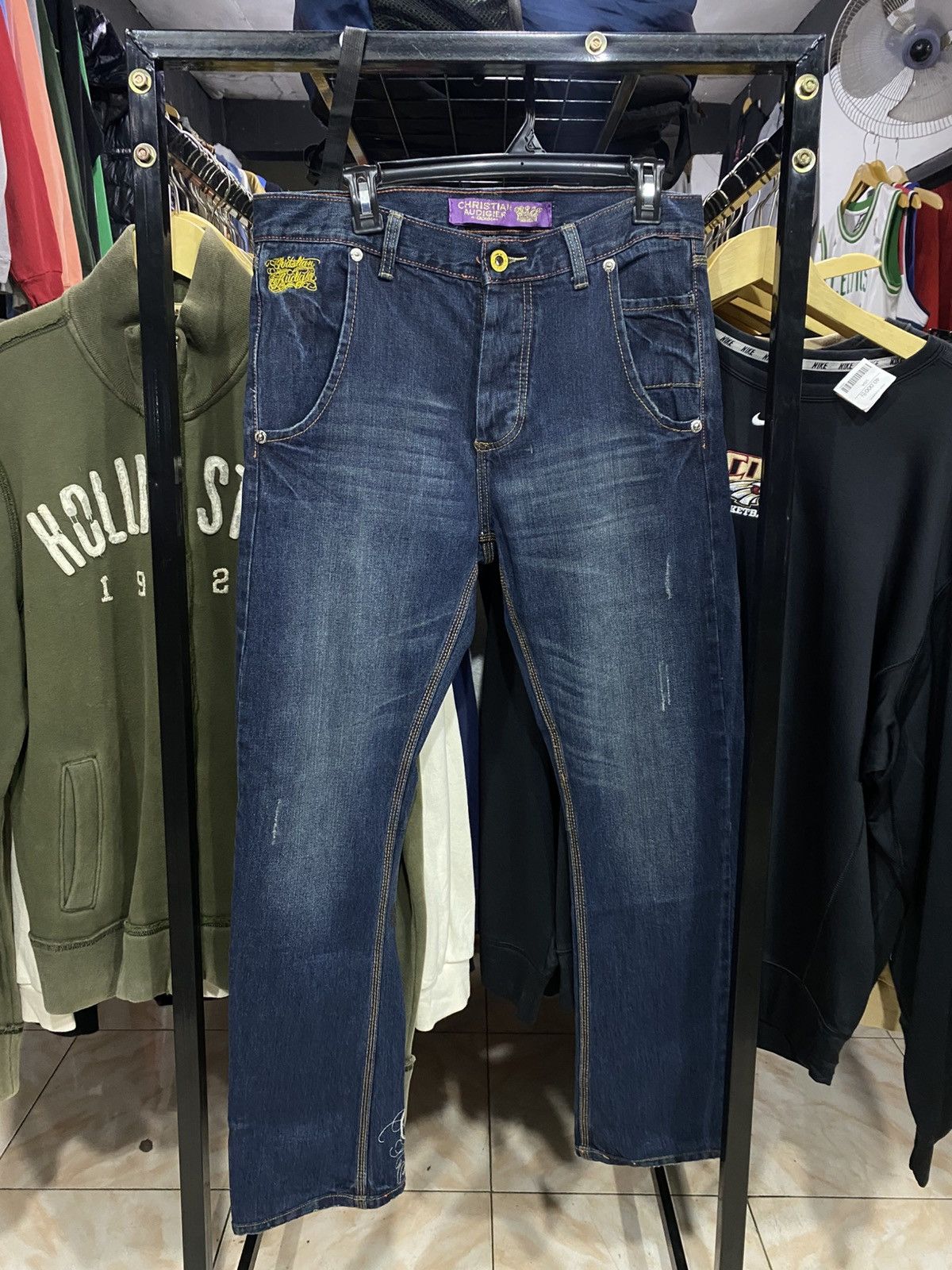 Christian Audigier Rare denim y2k christian audiger Size US 34 / EU 50 - 2 Thumbnail