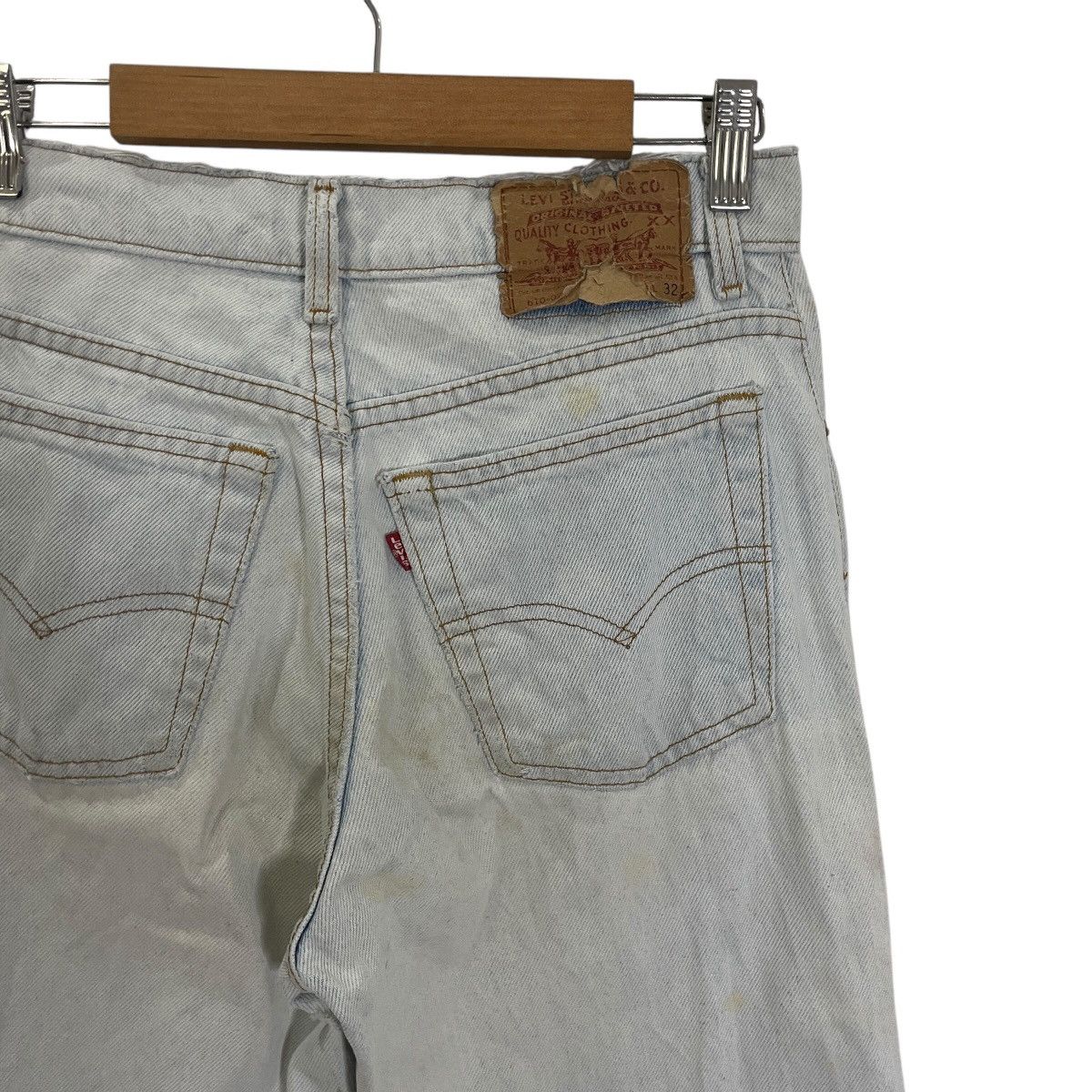 Levi's Vintage Levis 610-0217 Distressed Denim Size US 27 - 11 Thumbnail