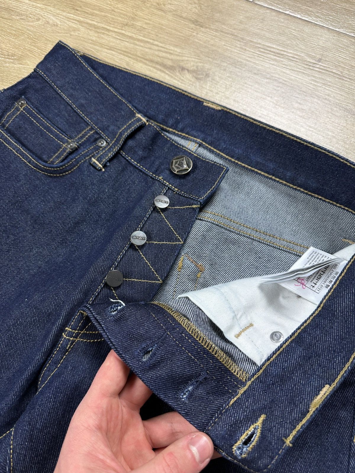 Carhartt × Carhartt Wip Carhartt WIP Klondike Denim Pants Jeans Y2K 28x32 Size US 28 / EU 44 - 9 Thumbnail